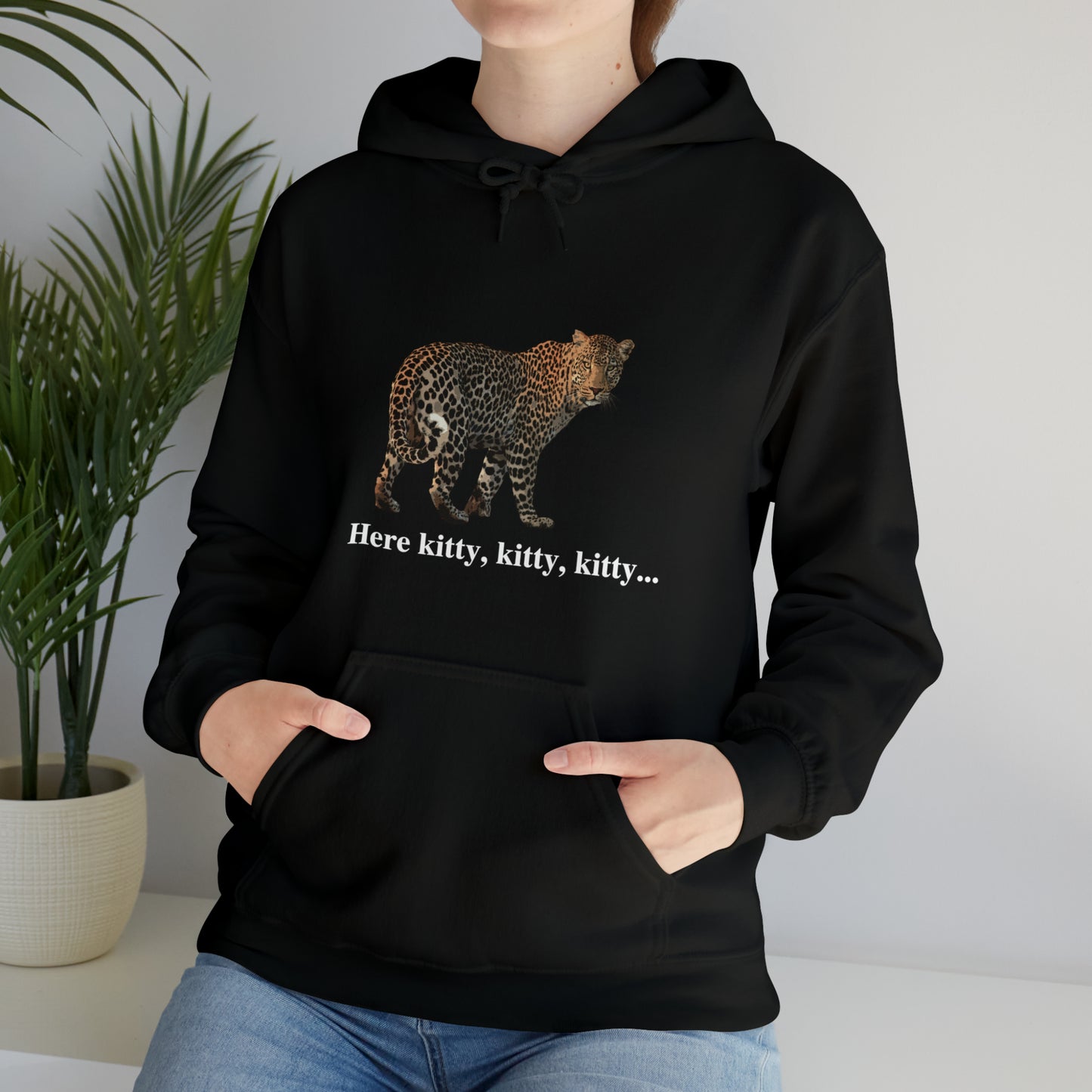 Unisex Leopard Big Cat Hooded Sweatshirt