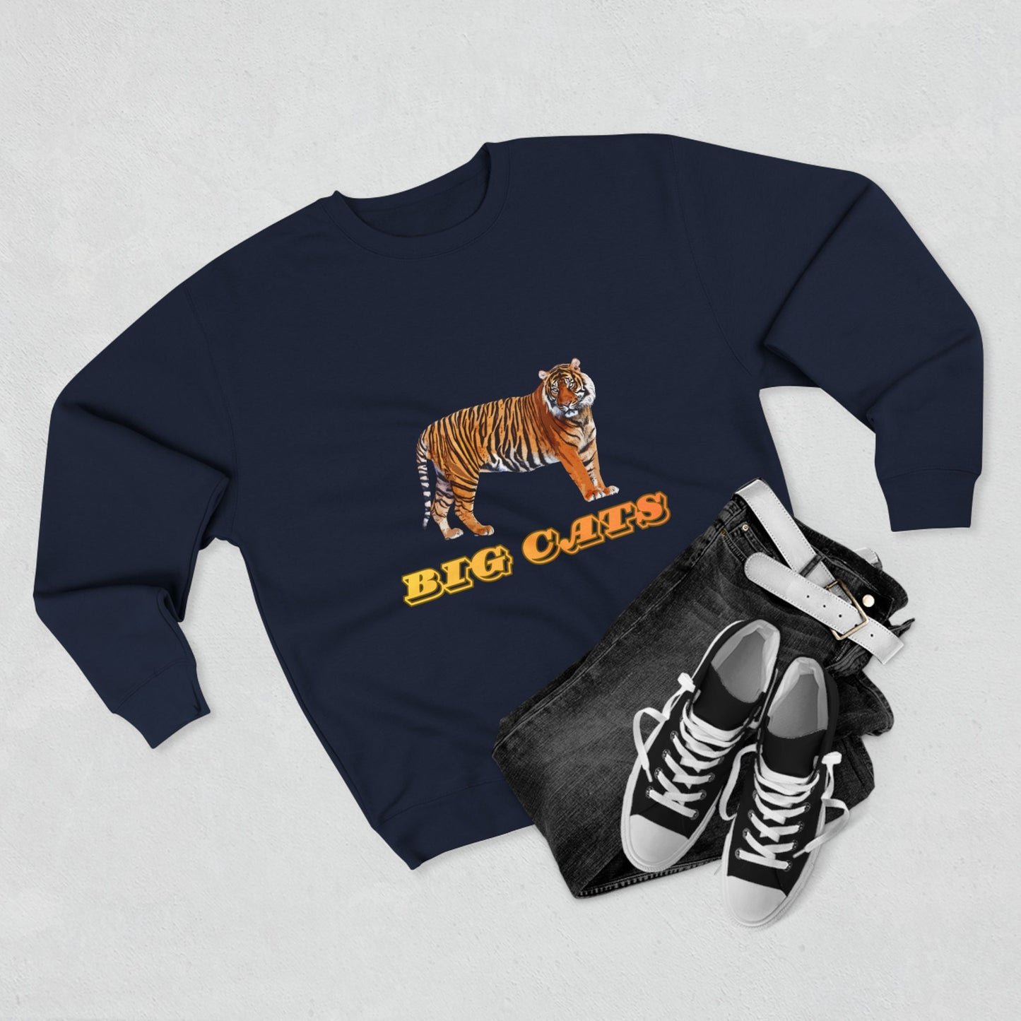Unisex Premium Tiger Big Cats Crewneck Sweatshirt