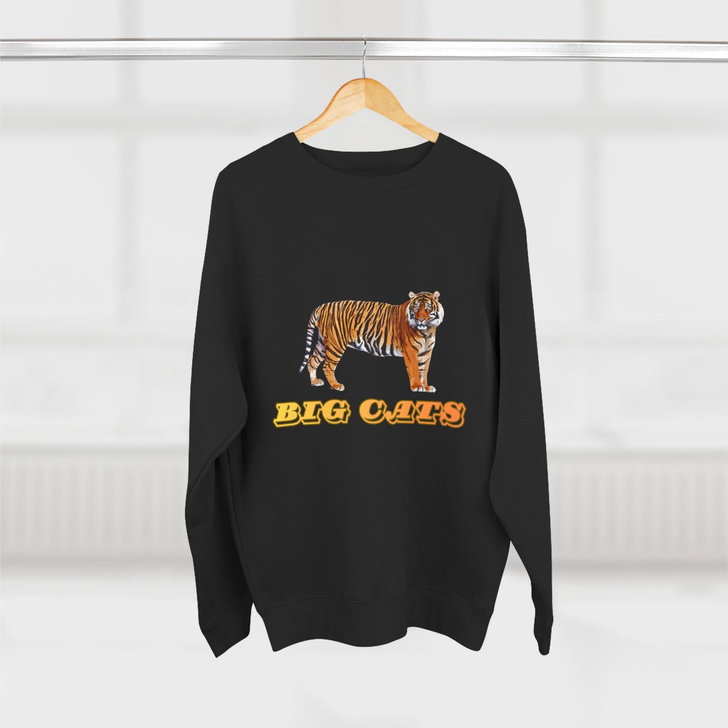 Unisex Premium Tiger Big Cats Crewneck Sweatshirt
