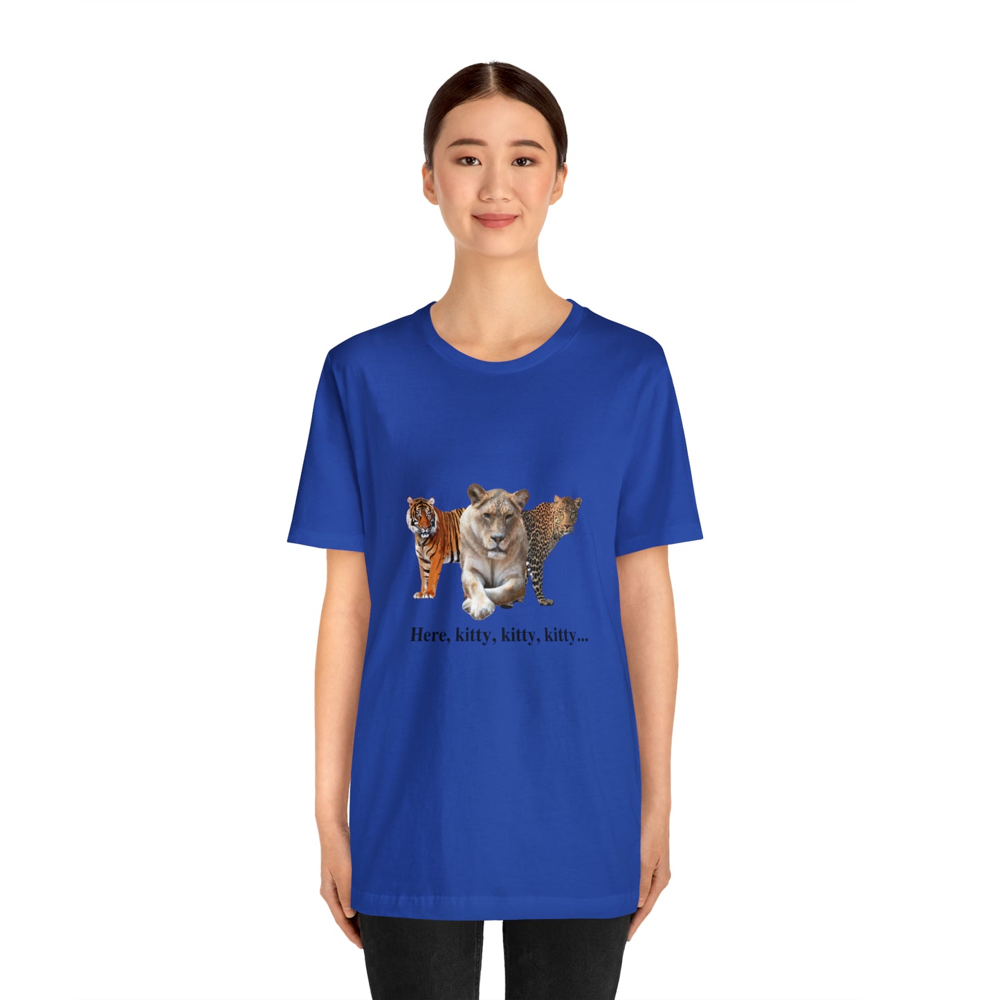 Unisex Big Cats Lioness Short Sleeve Tee