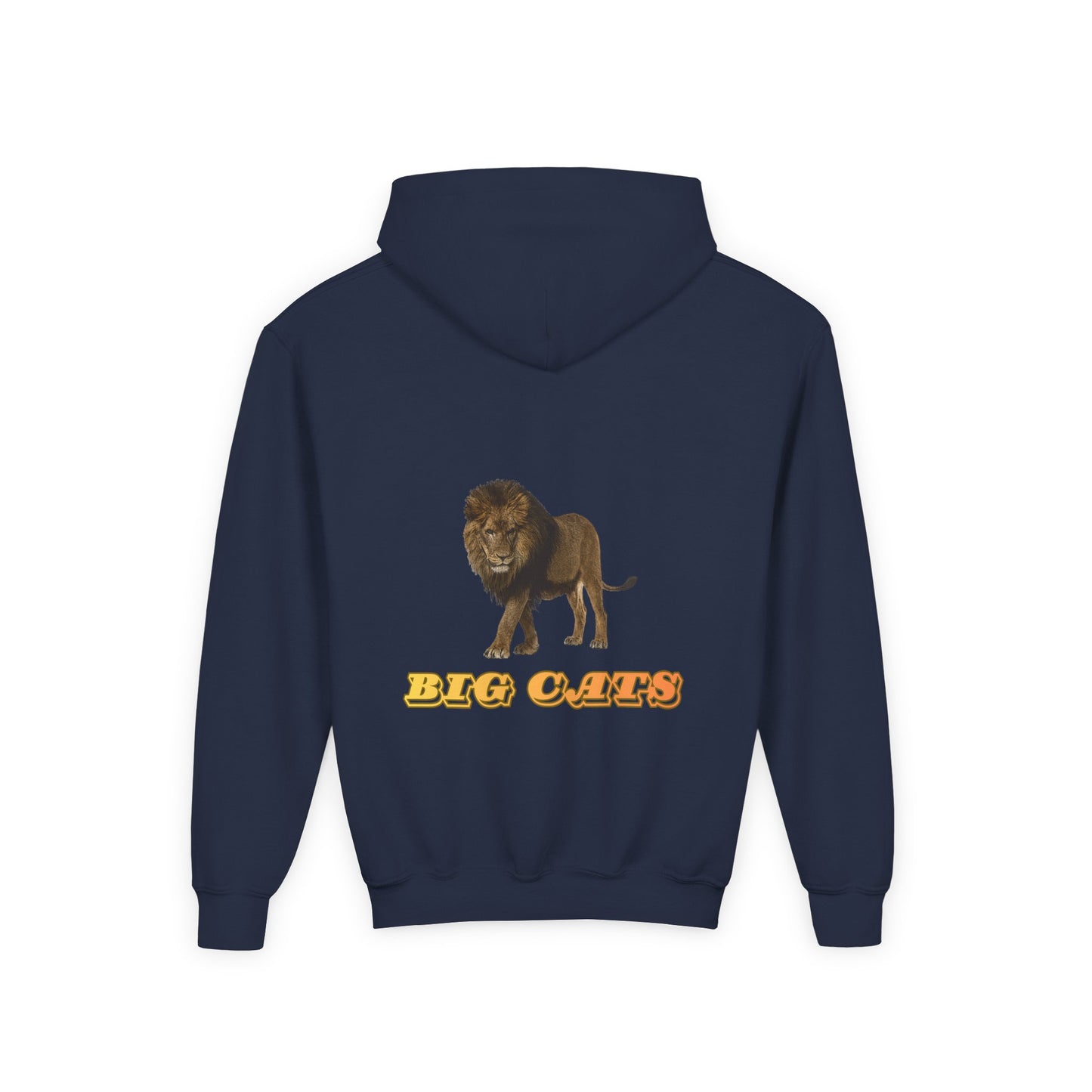 Youth Lion Big Cats Hooded Sweatshirt