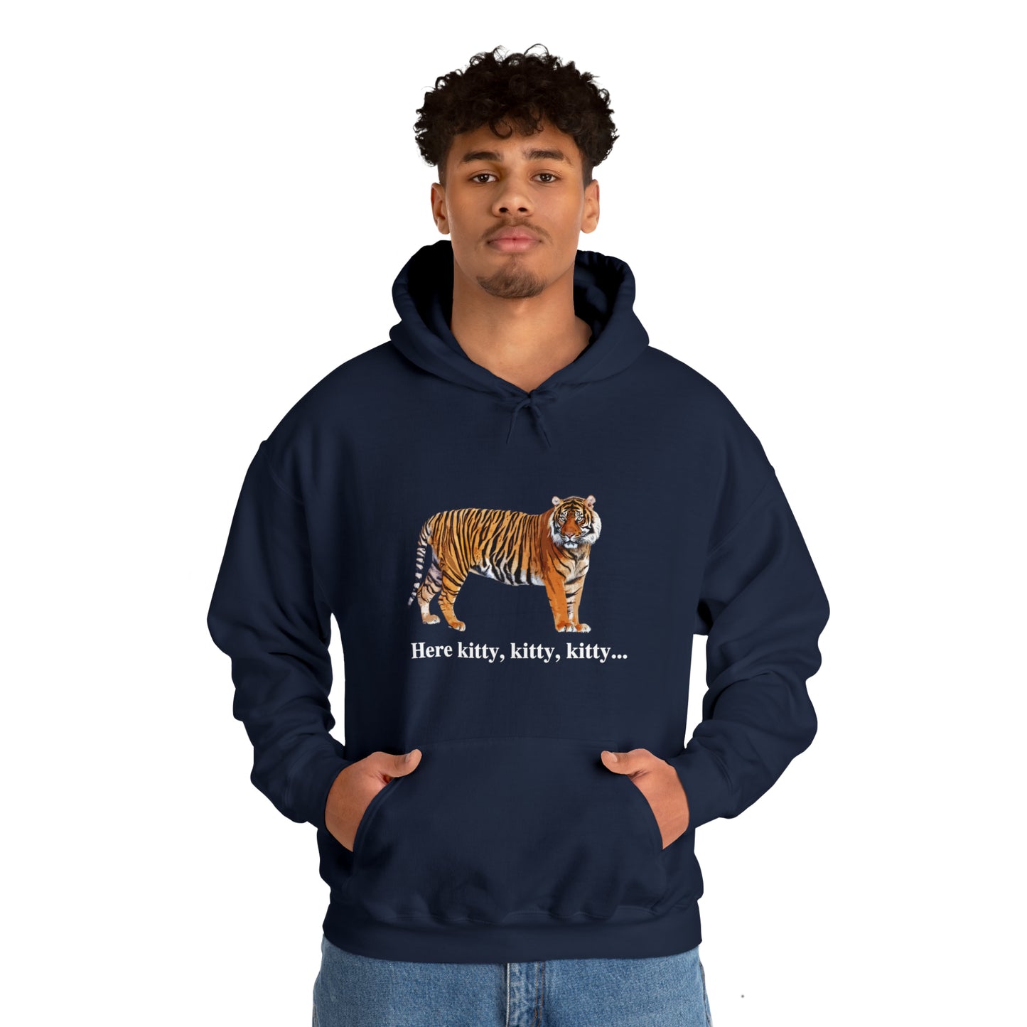 Unisex Tiger Big Cats Hooded Sweatshirt