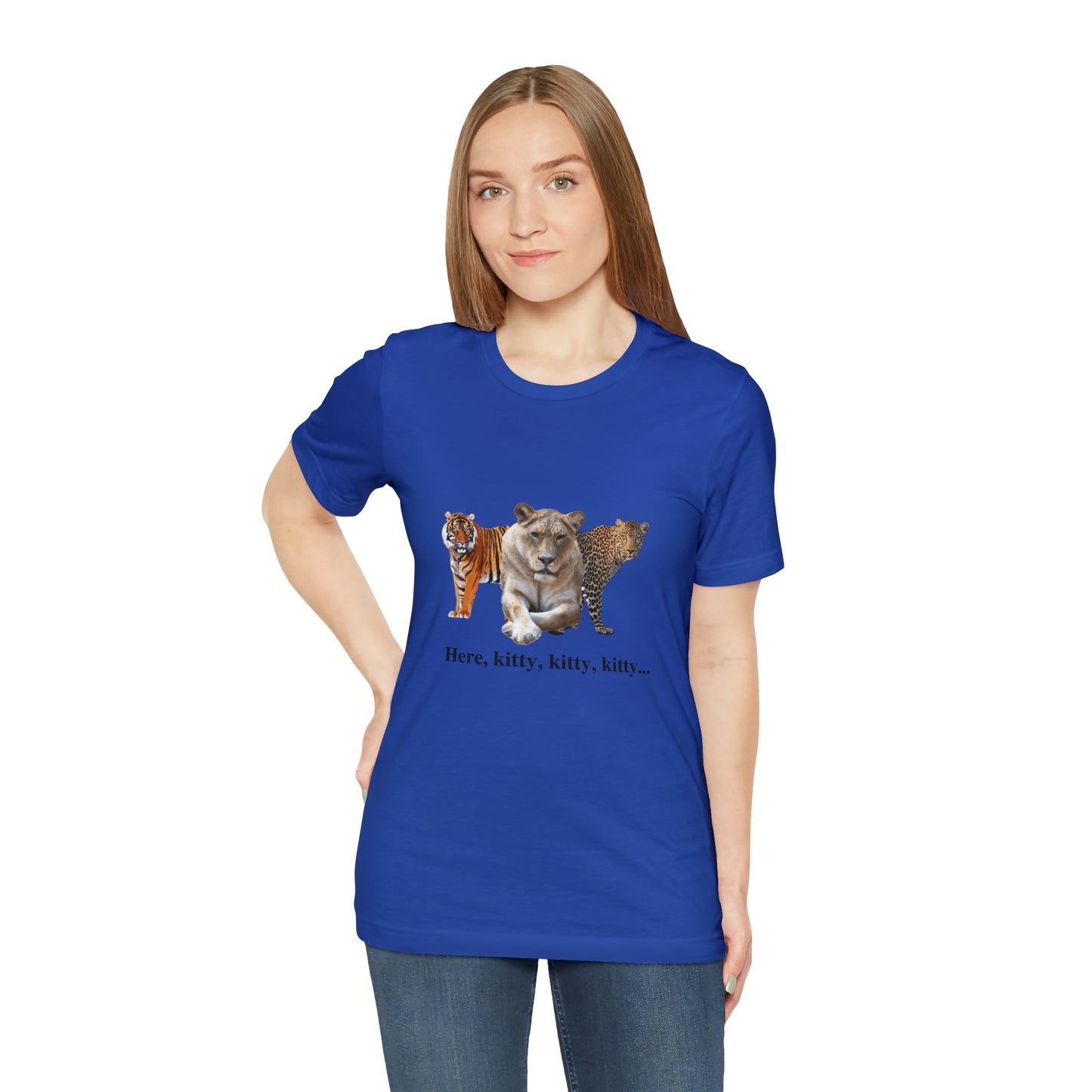 Unisex Big Cats Lioness Short Sleeve Tee