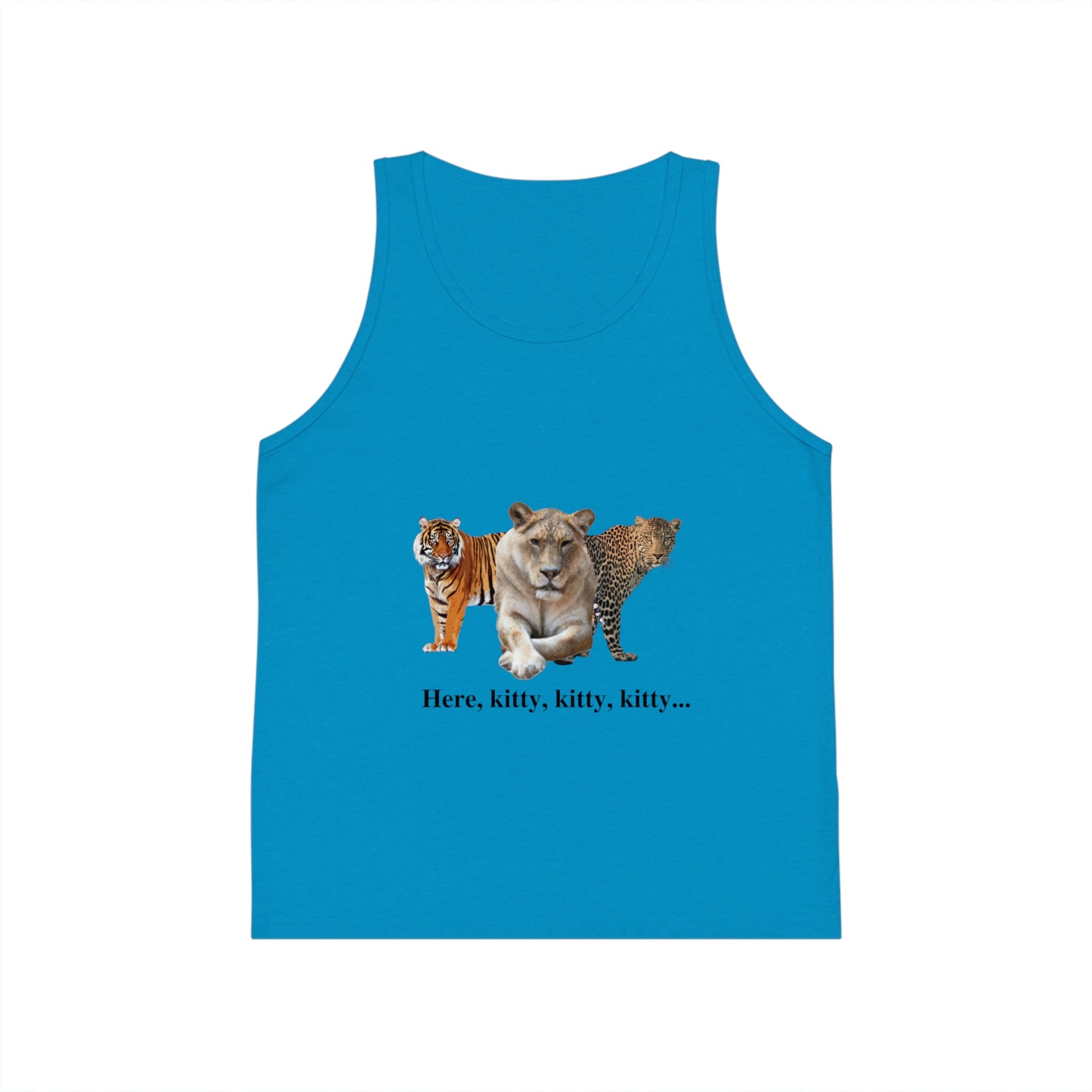 Kid's Big Cats Lioness Jersey Tank Top