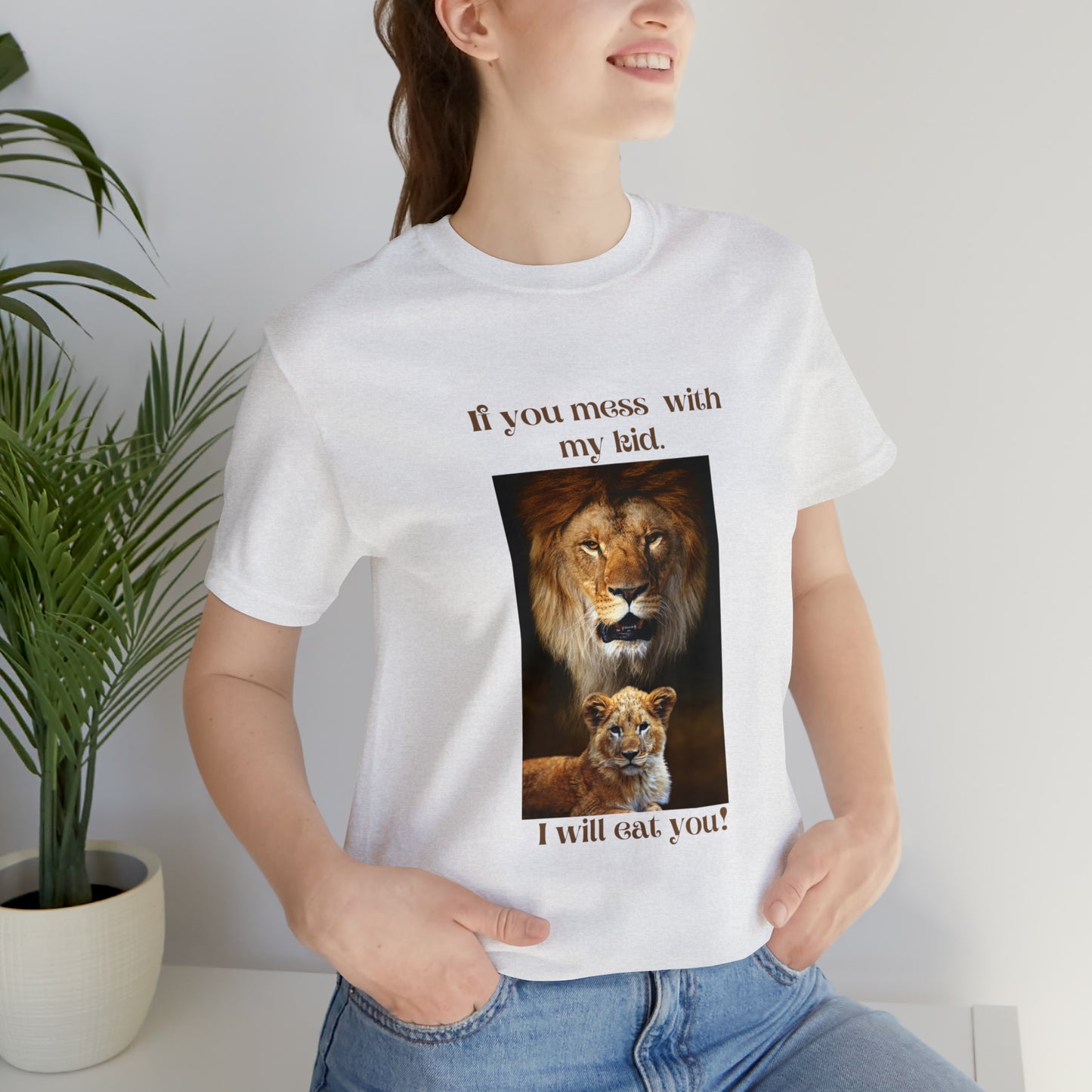 Men's Lion and Cub Short Sleeve Tee