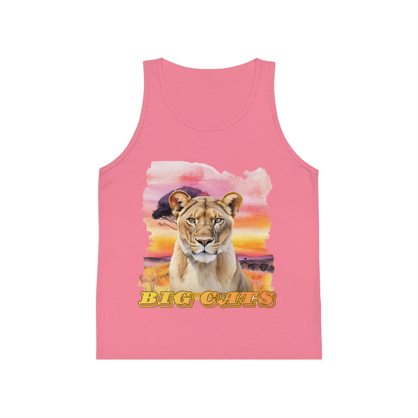 Girl's Lioness Big Cats Tank Top