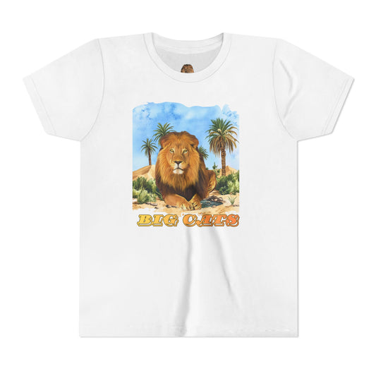 Boy's Lion Big Cats Short Sleeve Tee