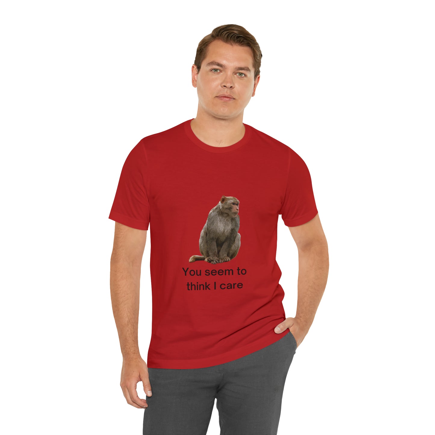 Unisex Monkey Short Sleeve Tee