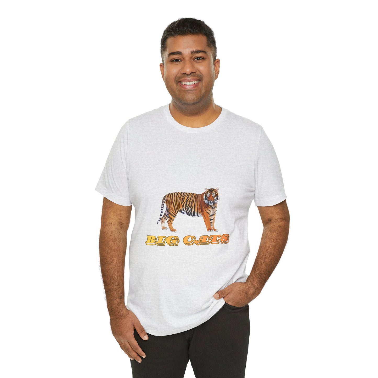 Unisex Tiger Big Cats Short Sleeve Tee