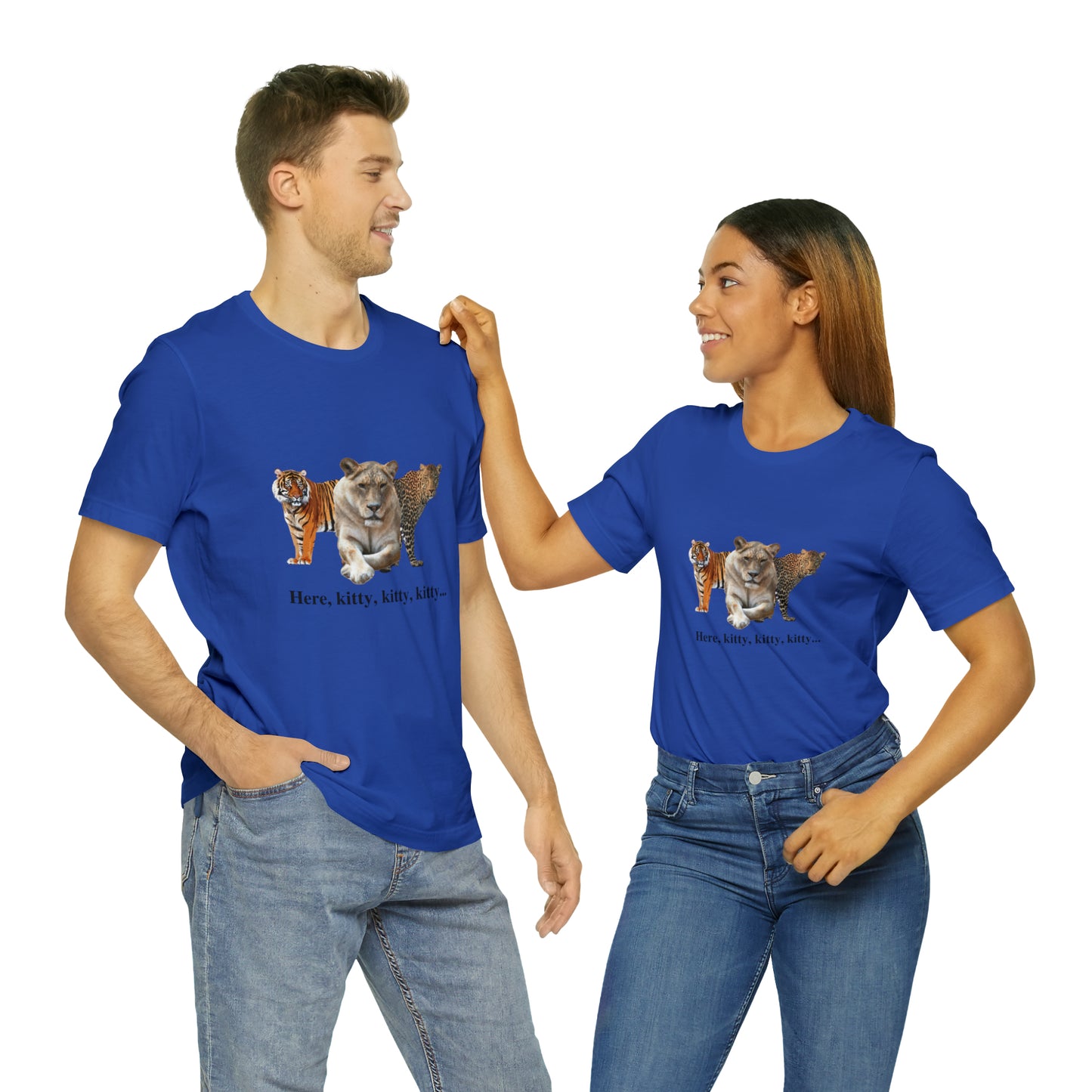 Unisex Big Cats Lioness Short Sleeve Tee