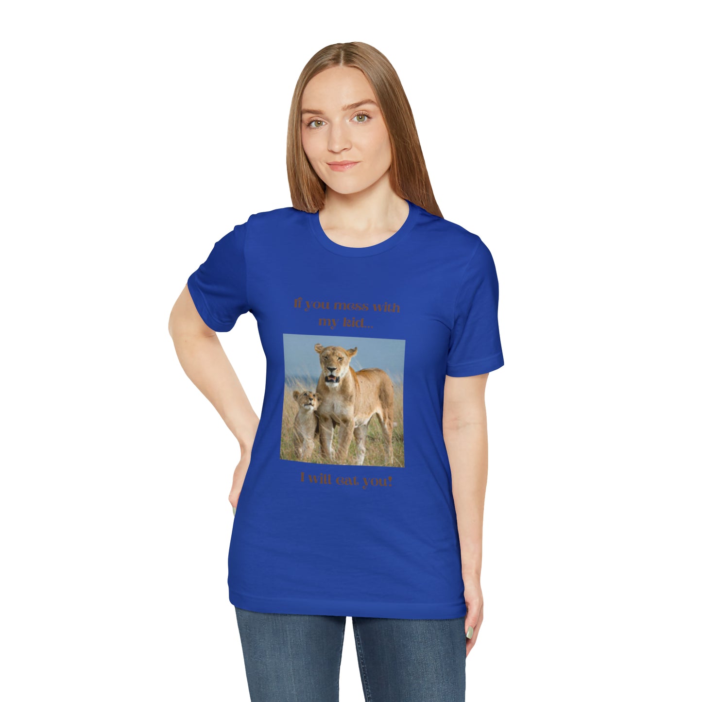 Womens' Lioness and Cub Short Sleeve Tee