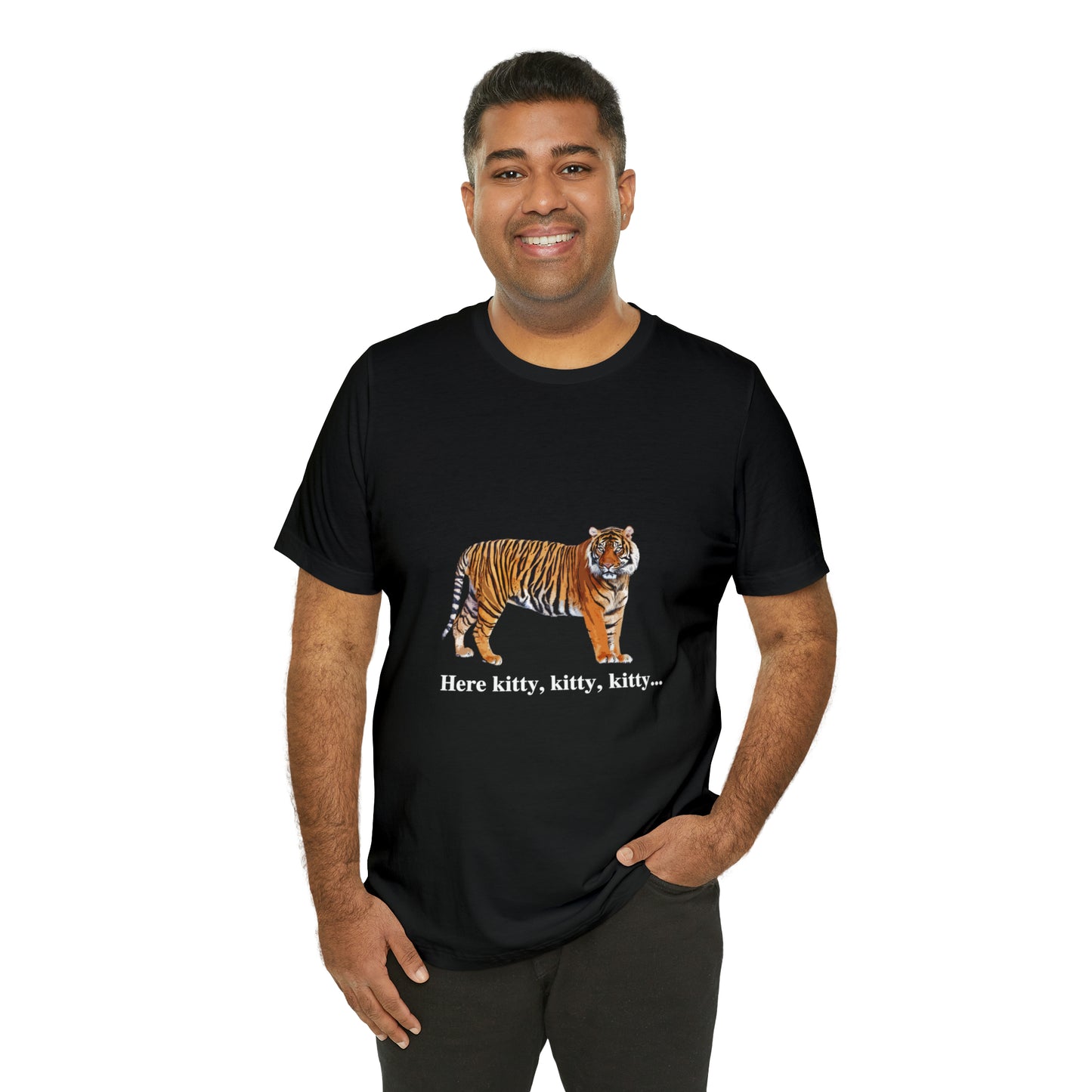 Unisex Tiger Big Cats Short Sleeve Tee