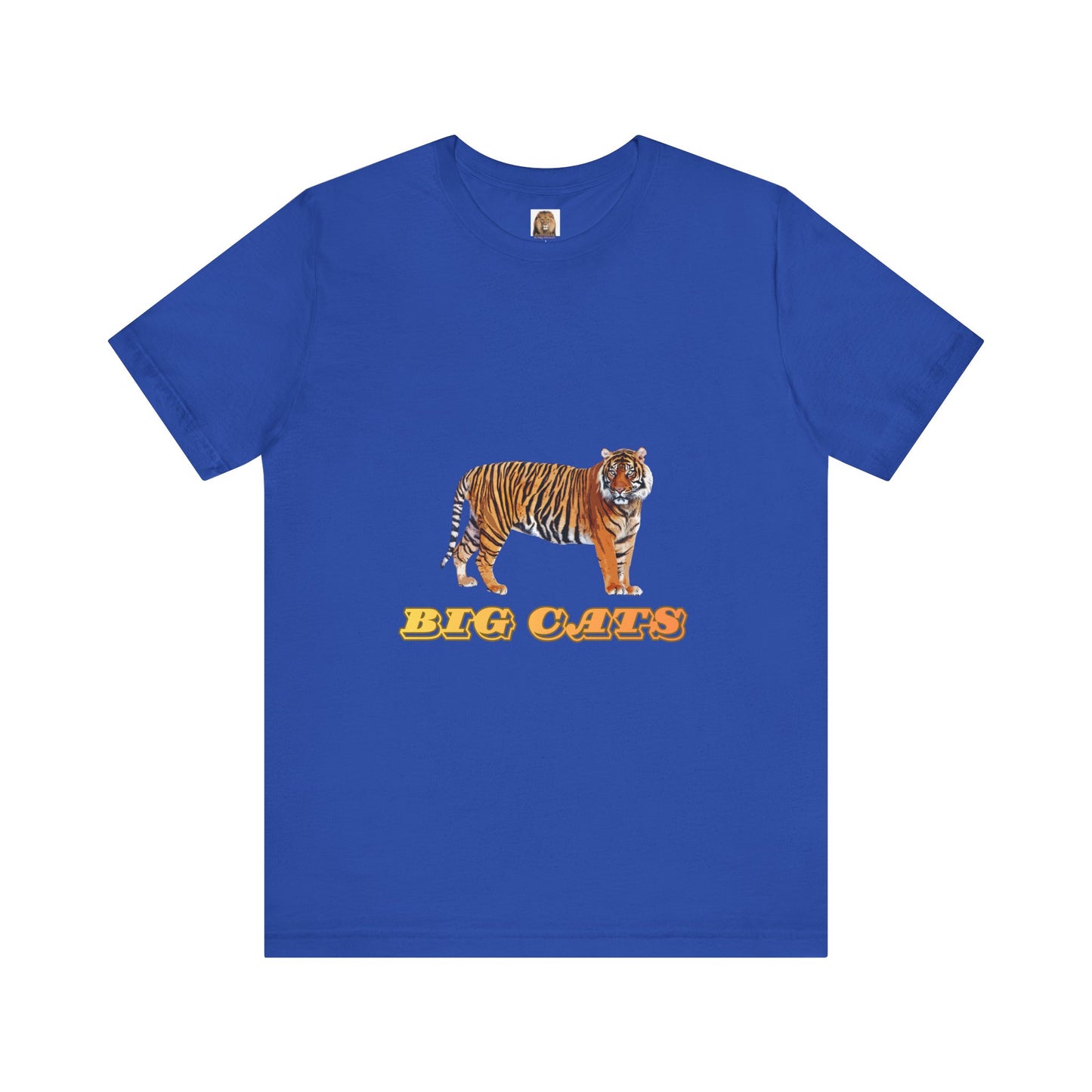Unisex Tiger Big Cats Short Sleeve Tee