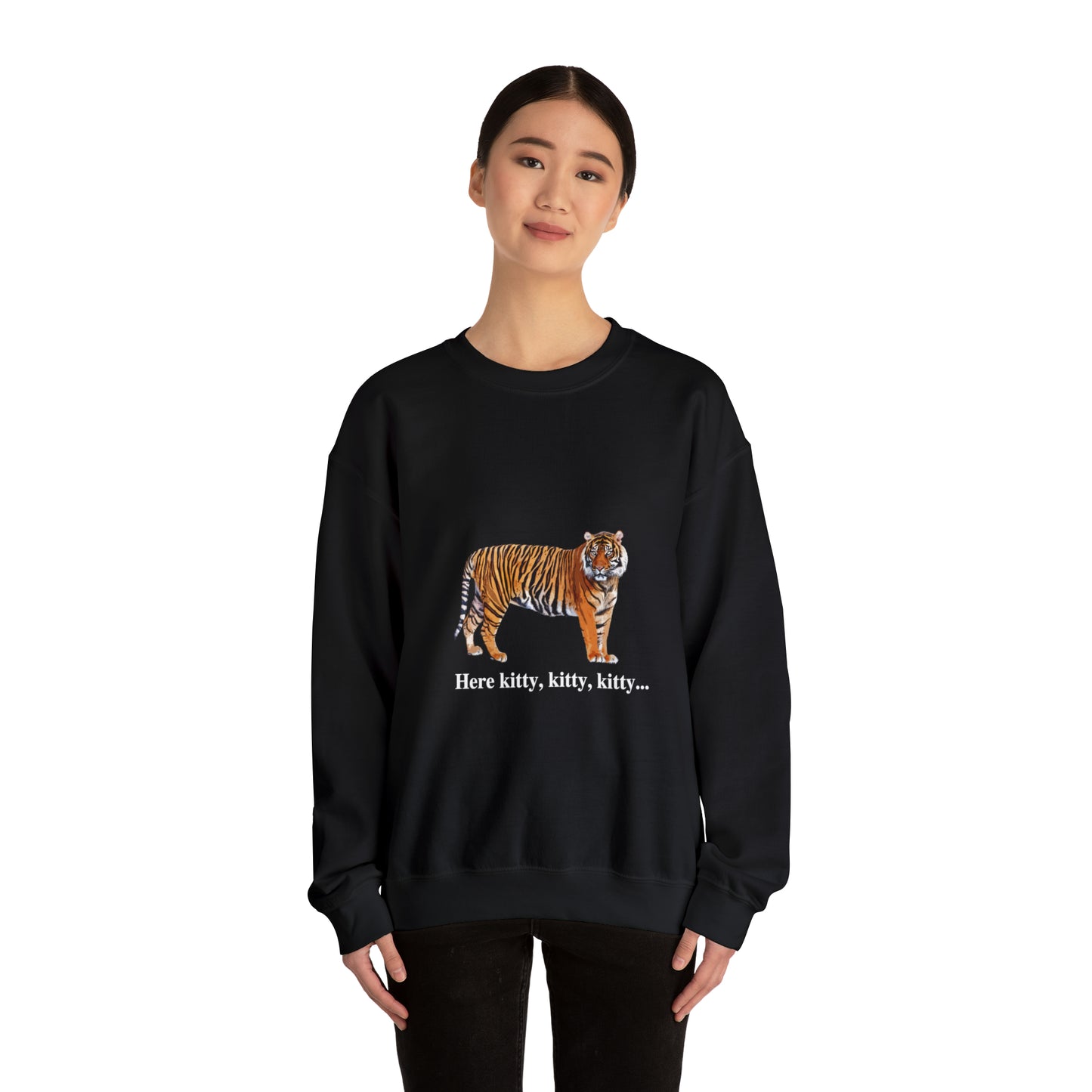 Unisex Tiger Big Cats Crewneck Sweatshirt