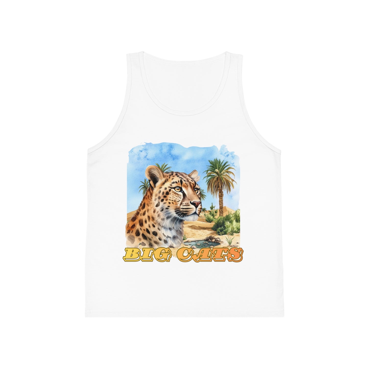 Kid's Vintage Big Cats Cheetah Tank Top