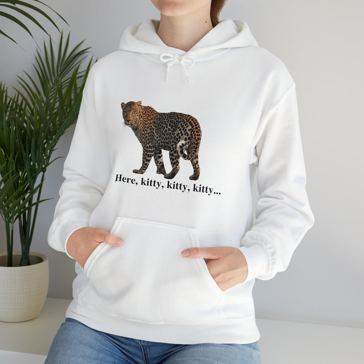 Unisex Leopard Big Cat Hooded Sweatshirt