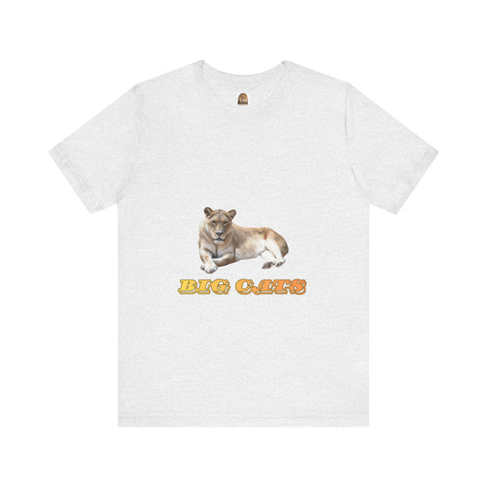 Unisex Lioness Big Cats Short Sleeve Tee