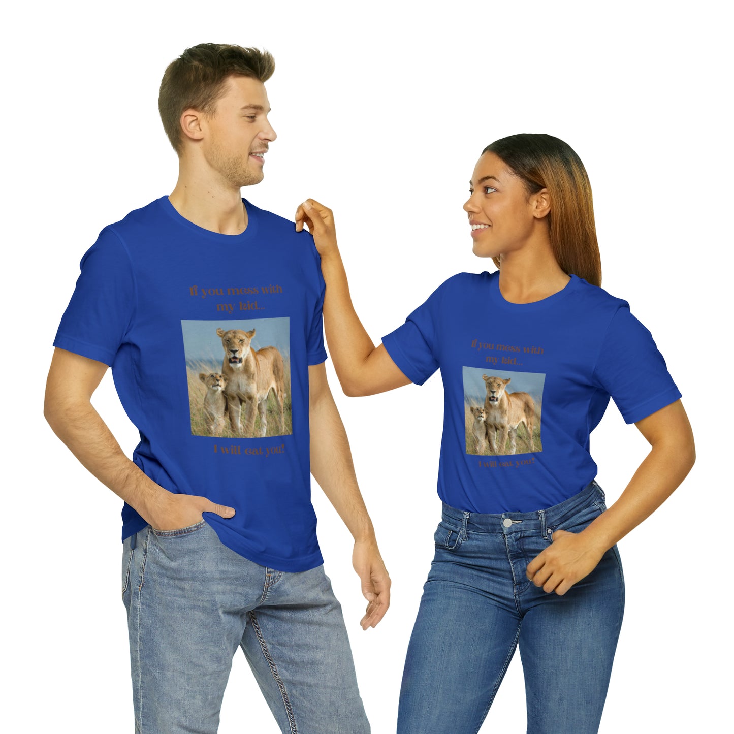 Womens' Lioness and Cub Short Sleeve Tee