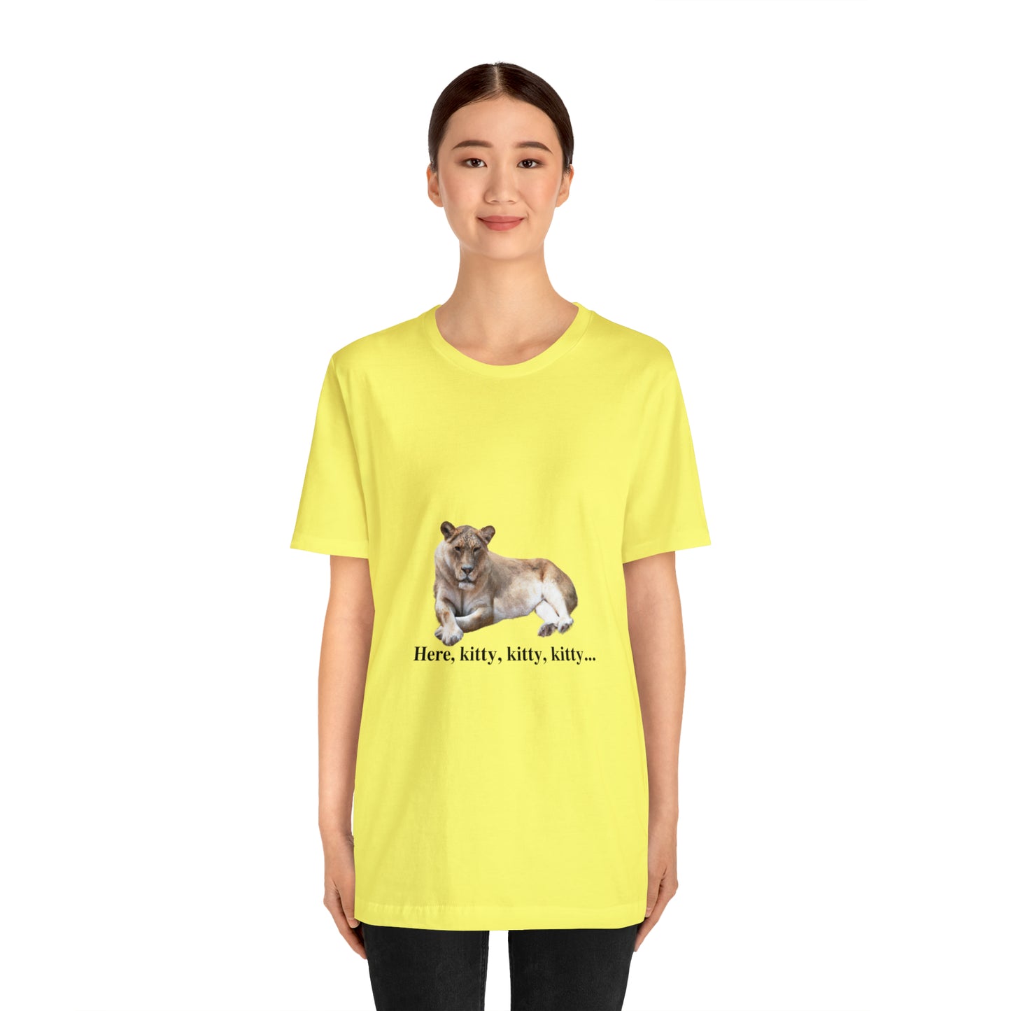 Unisex Lioness Big Cats Short Sleeve Tee