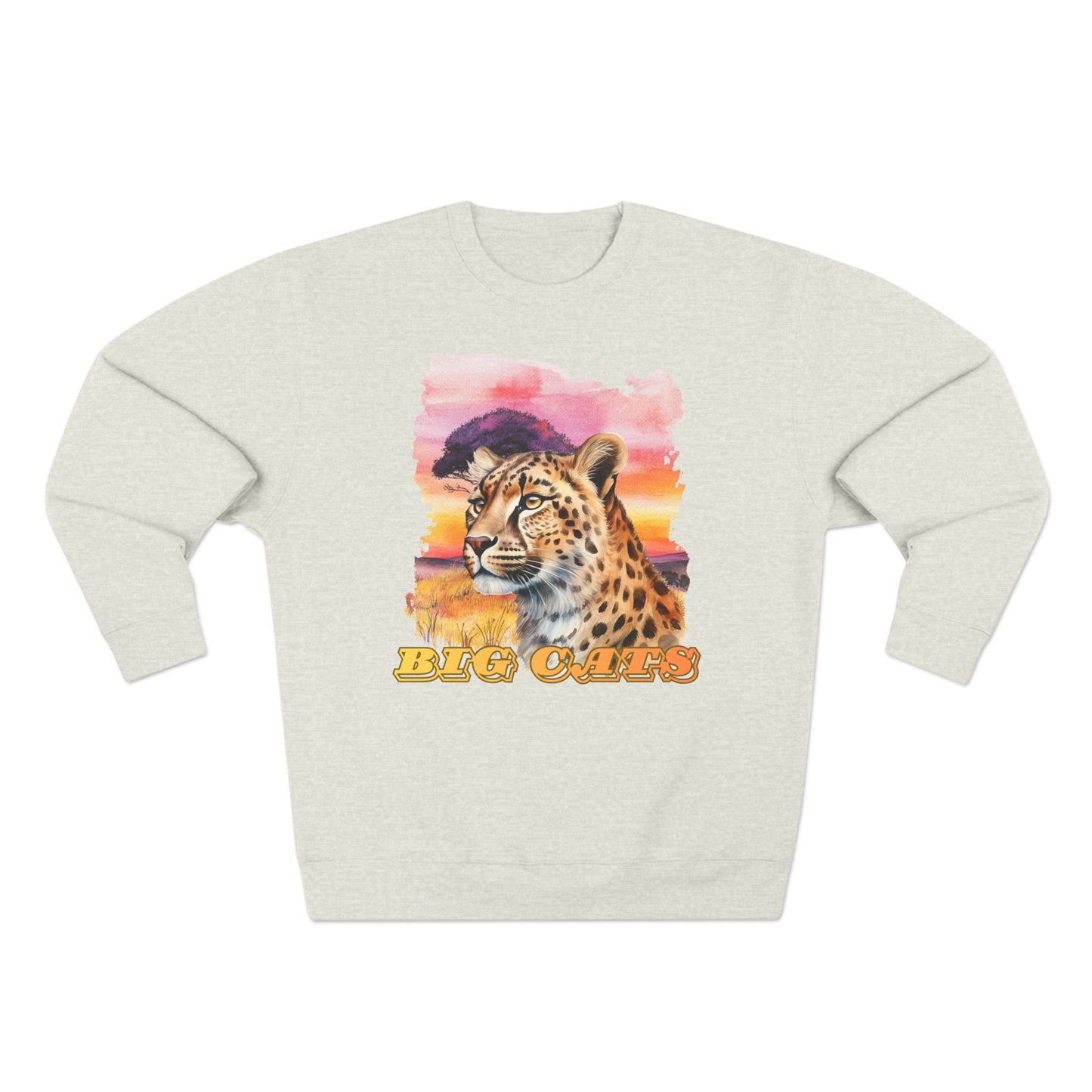 Women's Big Cats Cheetah Premium Crewneck Sweatshirt