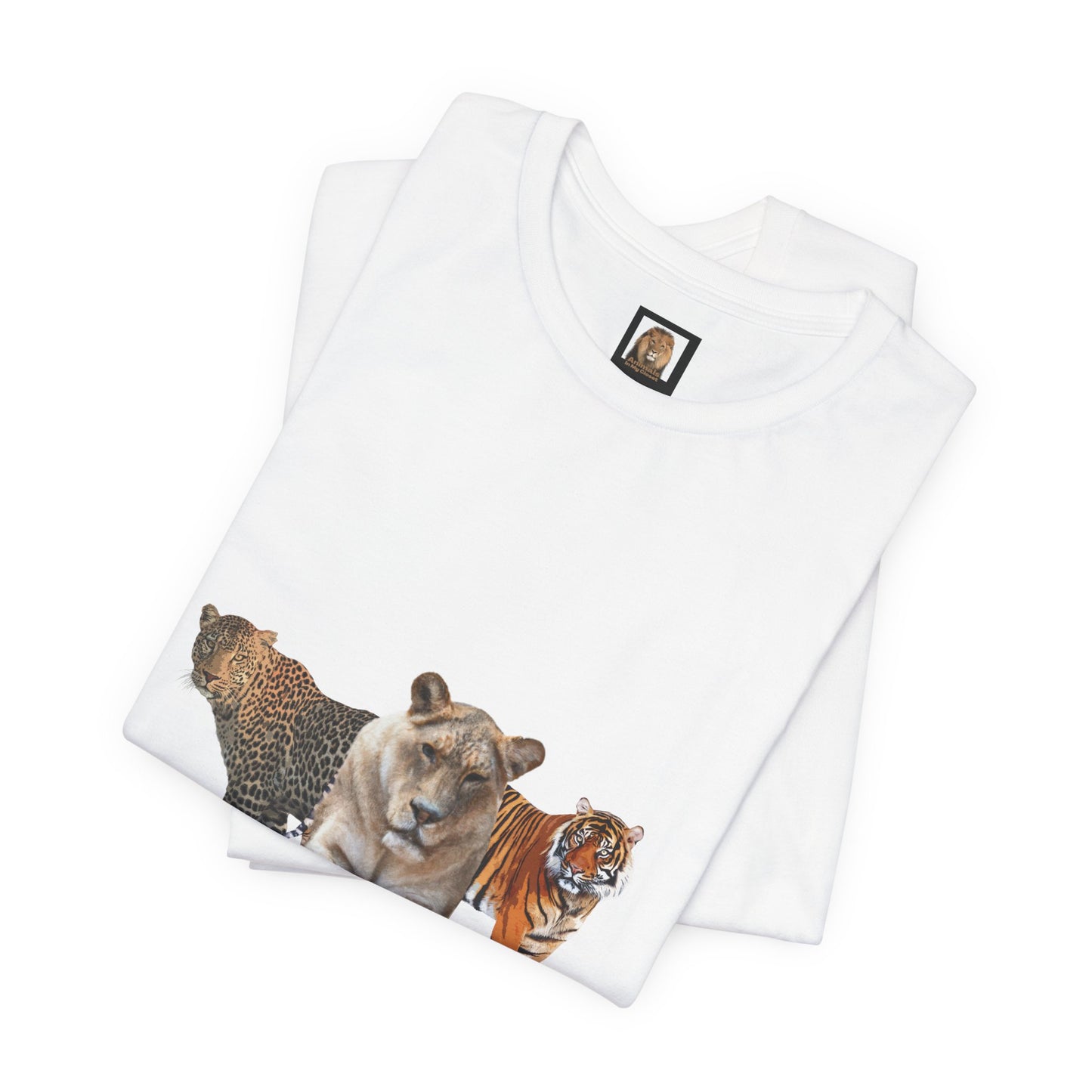 Unisex Big Cats Lioness Short Sleeve Tee