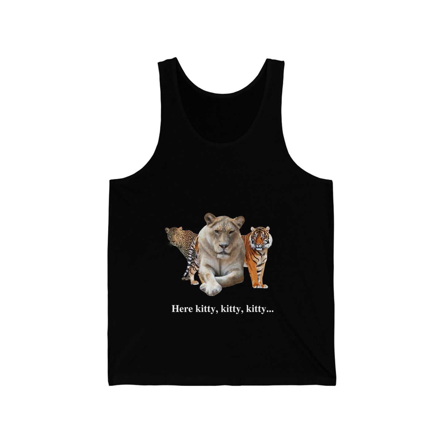 Unisex Big Cats Lioness Jersey Tank