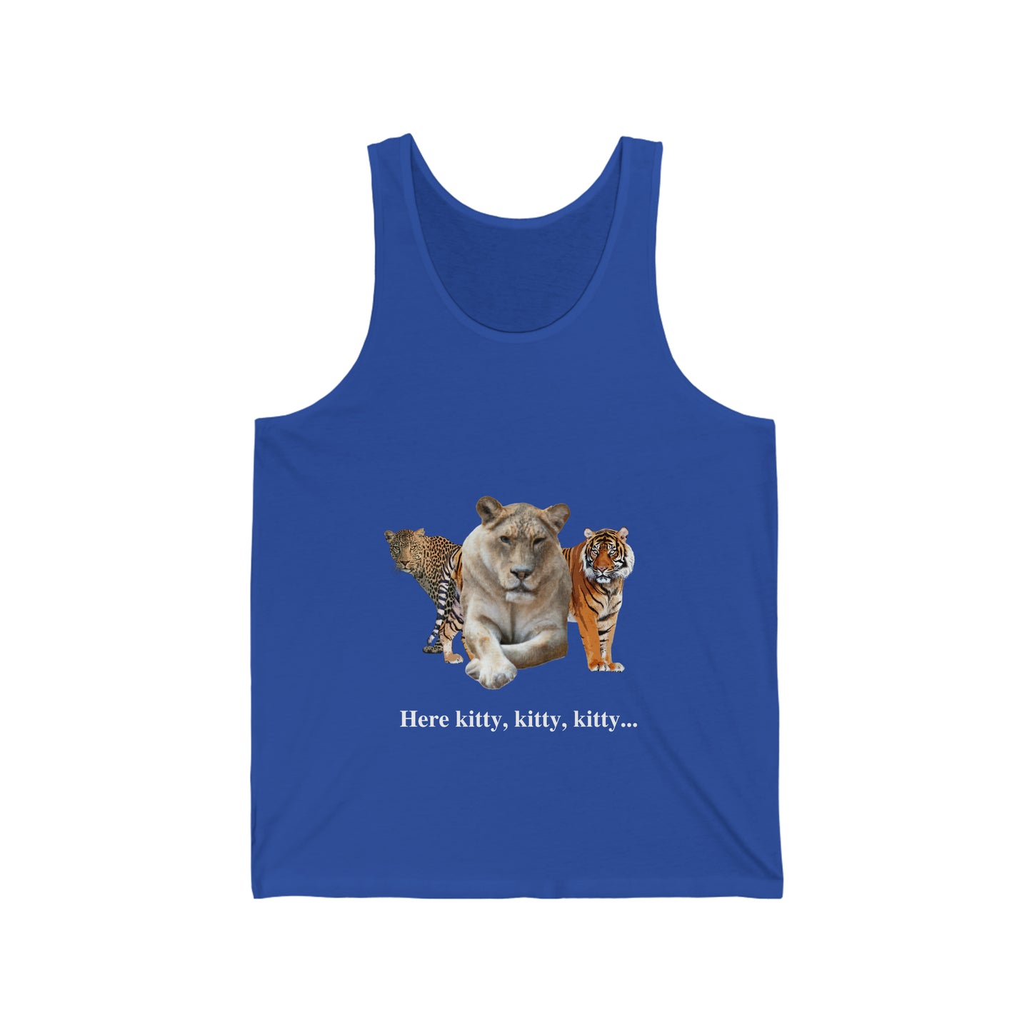 Unisex Big Cats Lioness Jersey Tank