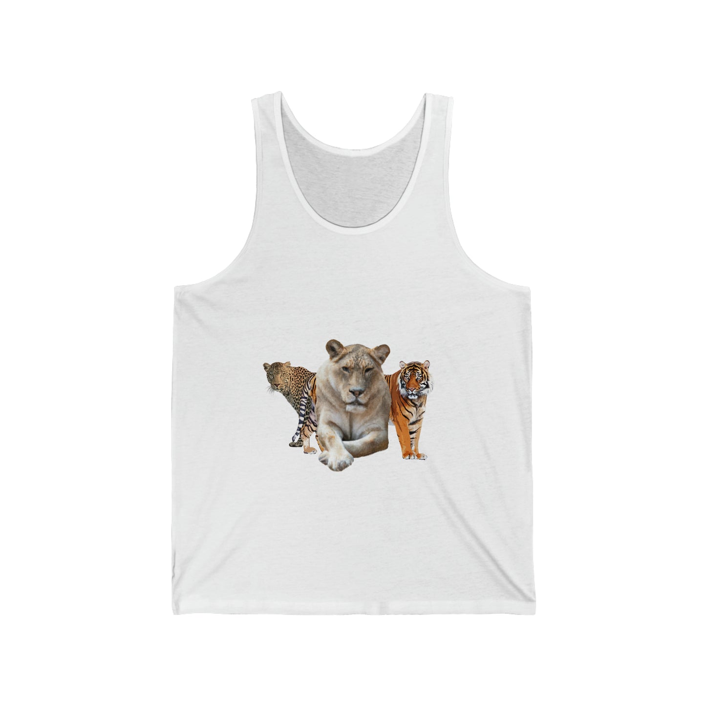 Unisex Big Cats Lioness Jersey Tank