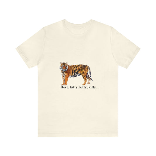 Unisex Tiger Big Cats Short Sleeve Tee