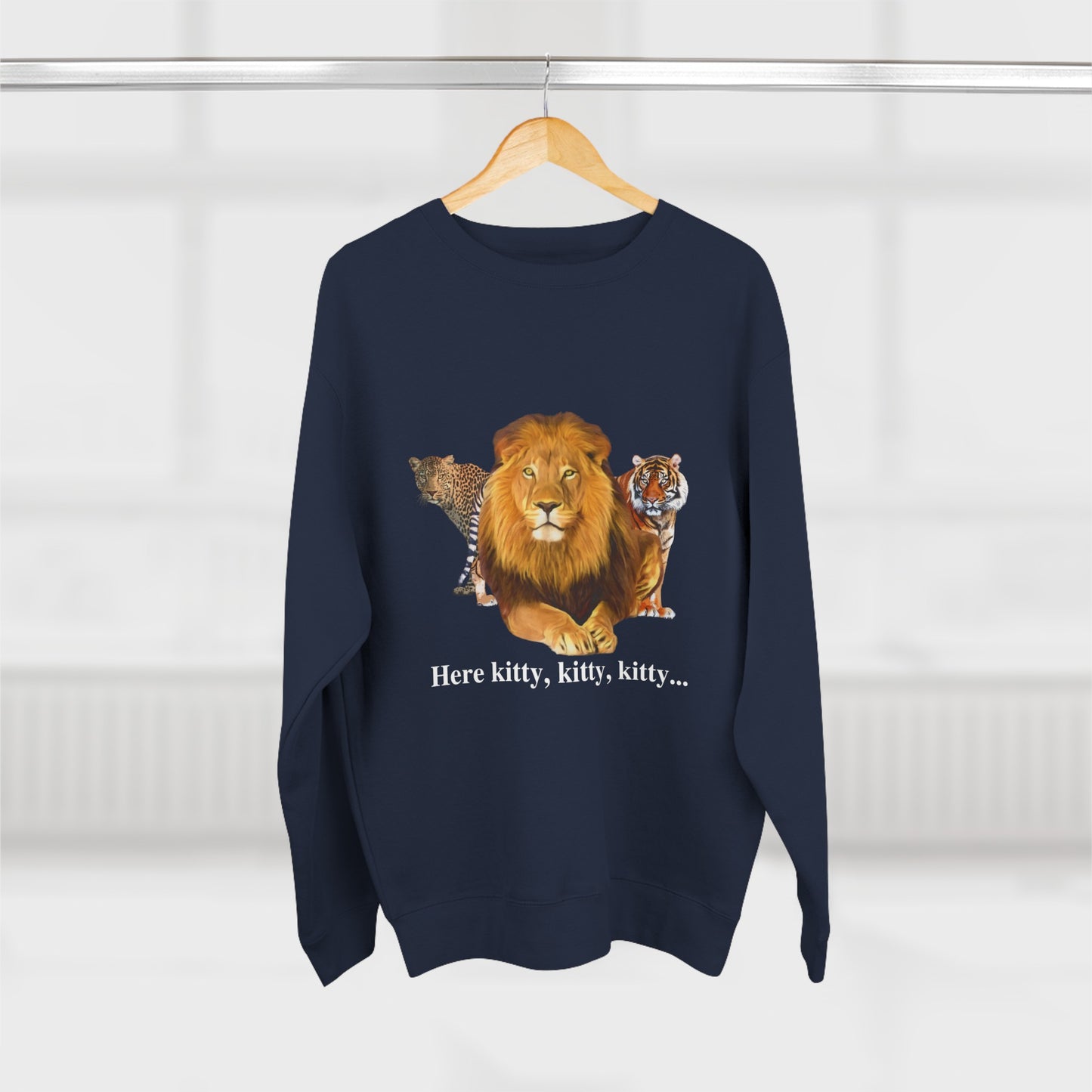 Unisex Premium Big Cats Crewneck Sweatshirt