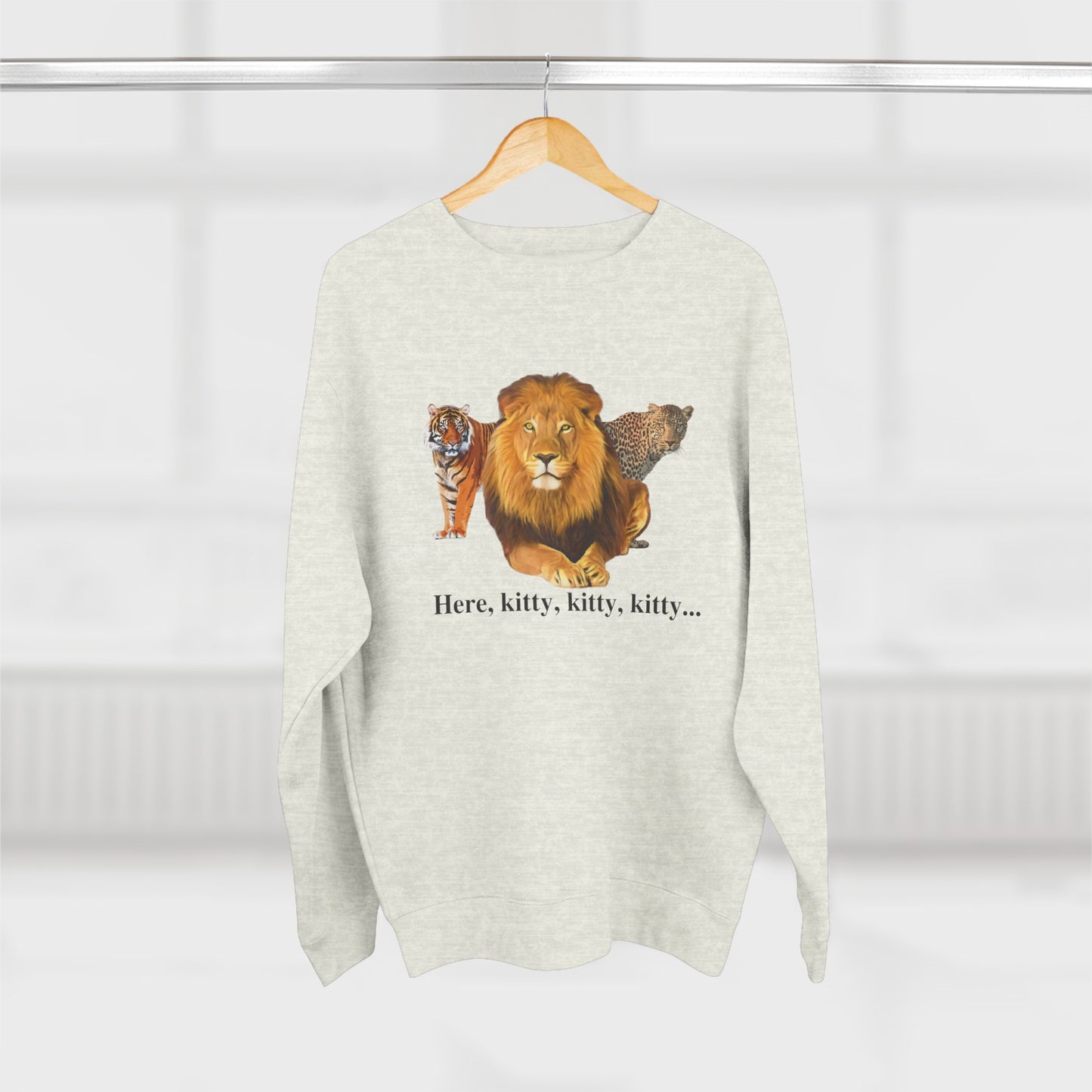 Unisex Premium Big Cats Crewneck Sweatshirt