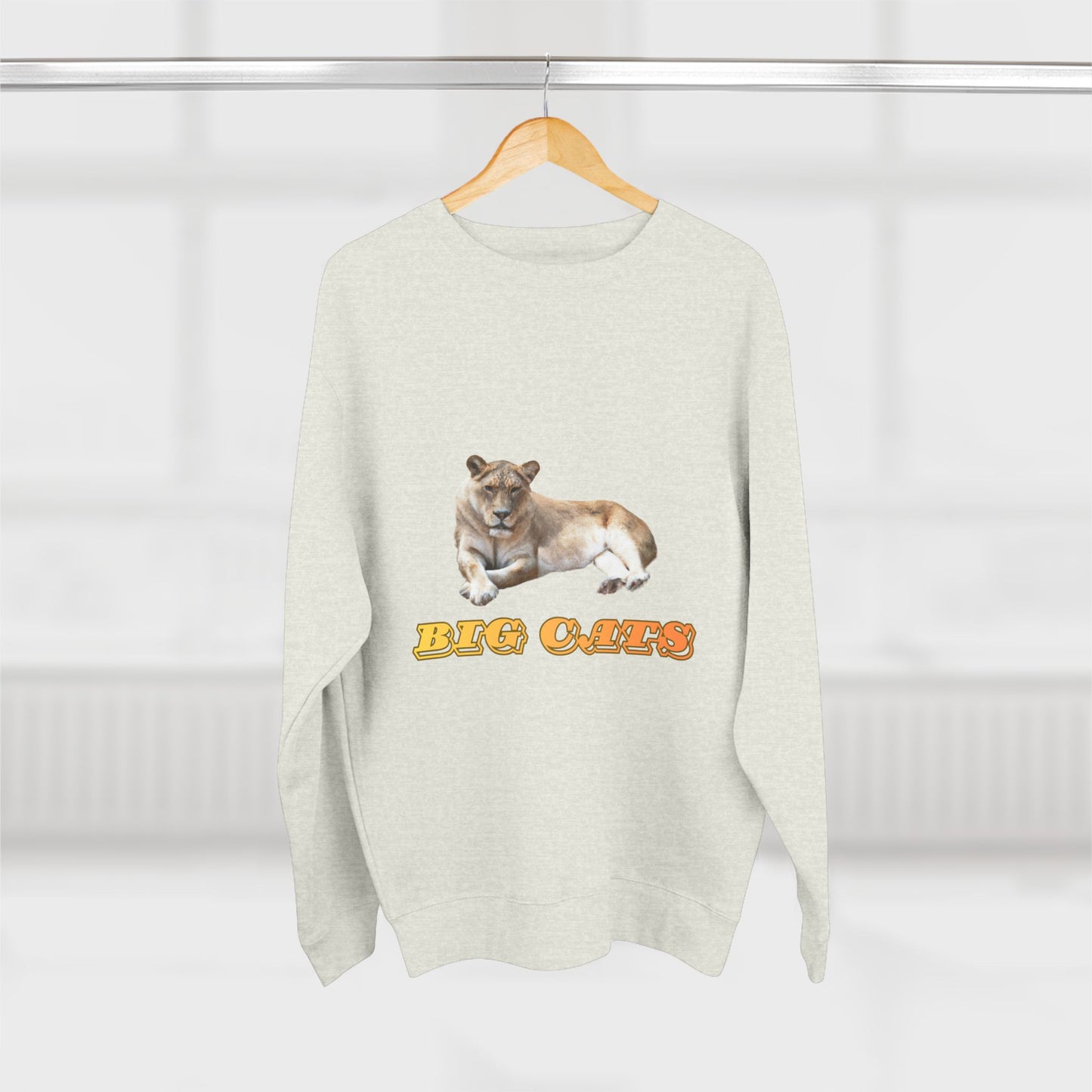 Unisex Premium Lioness Big Cats Crewneck Sweatshirt
