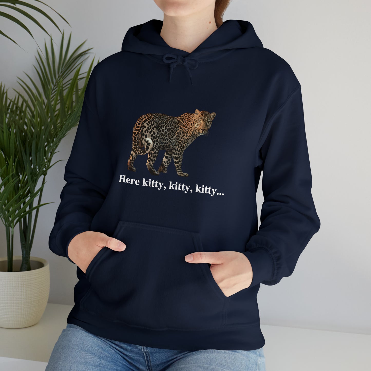 Unisex Leopard Big Cat Hooded Sweatshirt