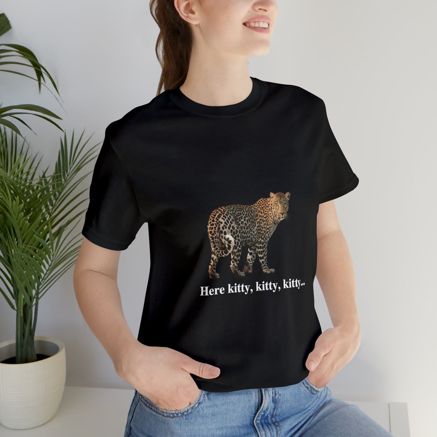 Unisex Leopard BigCats Short Sleeve Tee