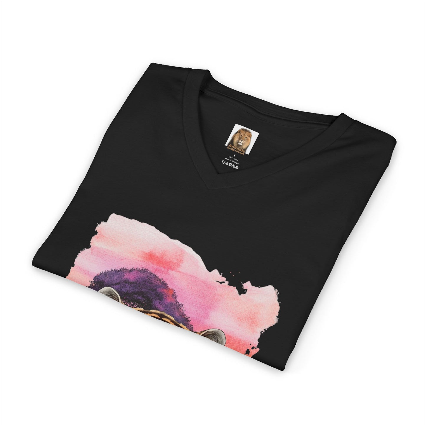 Women's Tiger Big Cats V-Neck Tee