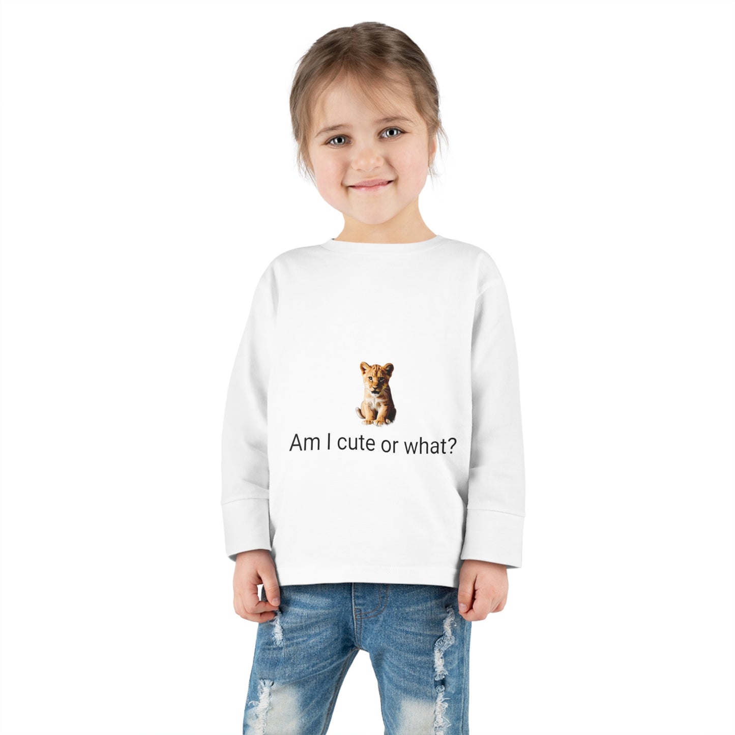 Toddler Little Cats Lion Cub Long Sleeve Tee