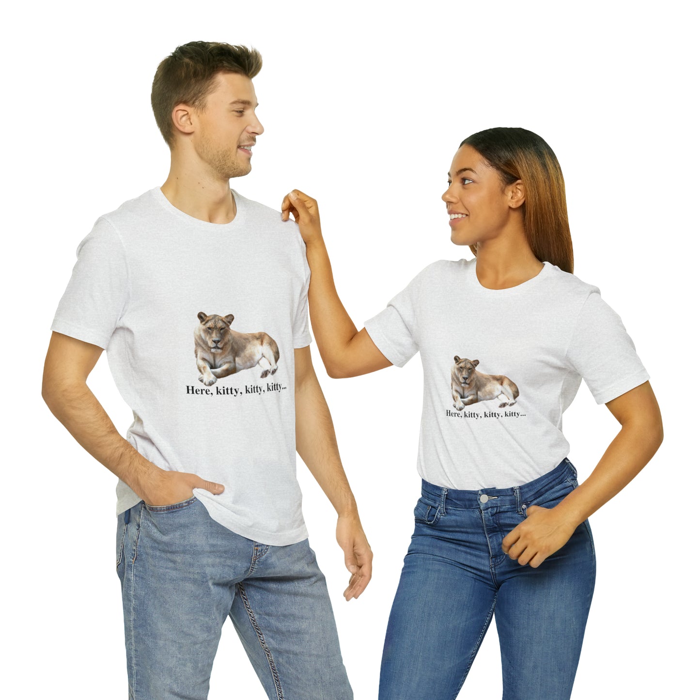 Unisex Lioness Big Cats Short Sleeve Tee