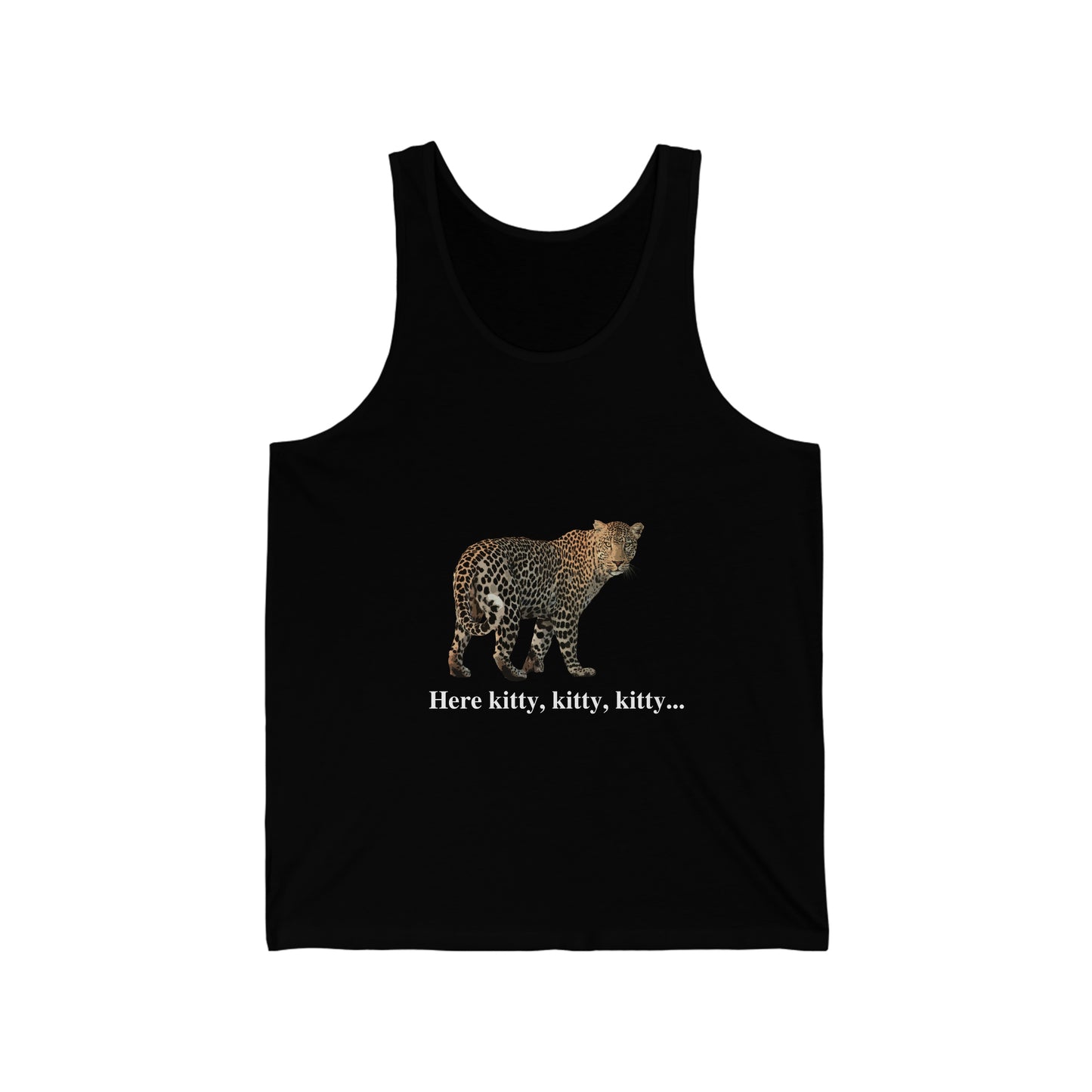 Unisex Leopard Big Cats Jersey Tank