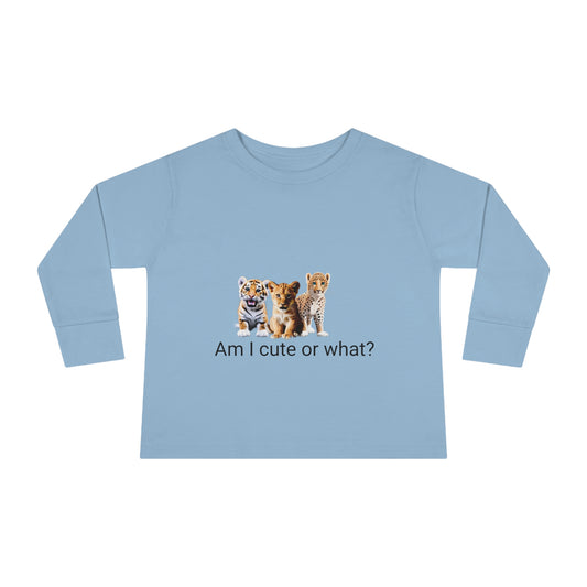 Toddler Little Cats Long Sleeve Tee