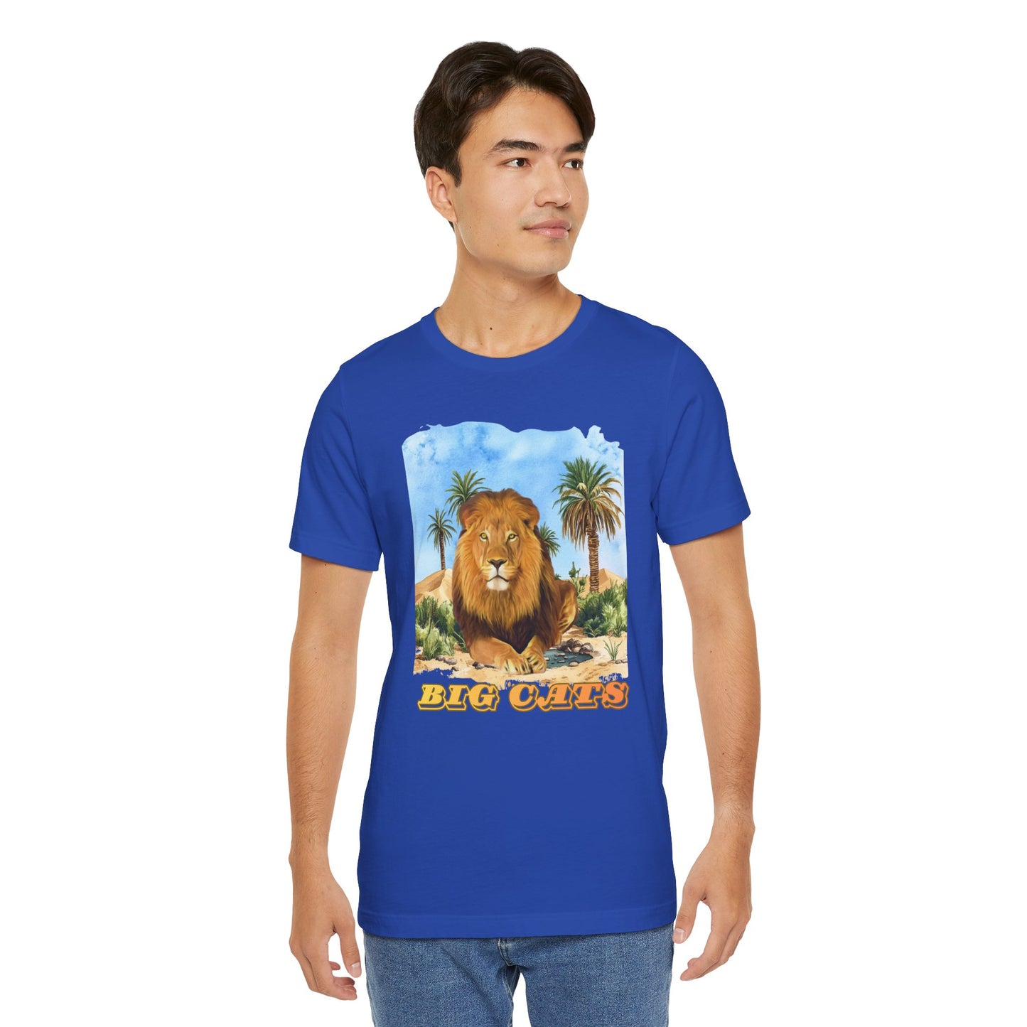 Men's Big Cats Lion Tee Shirt