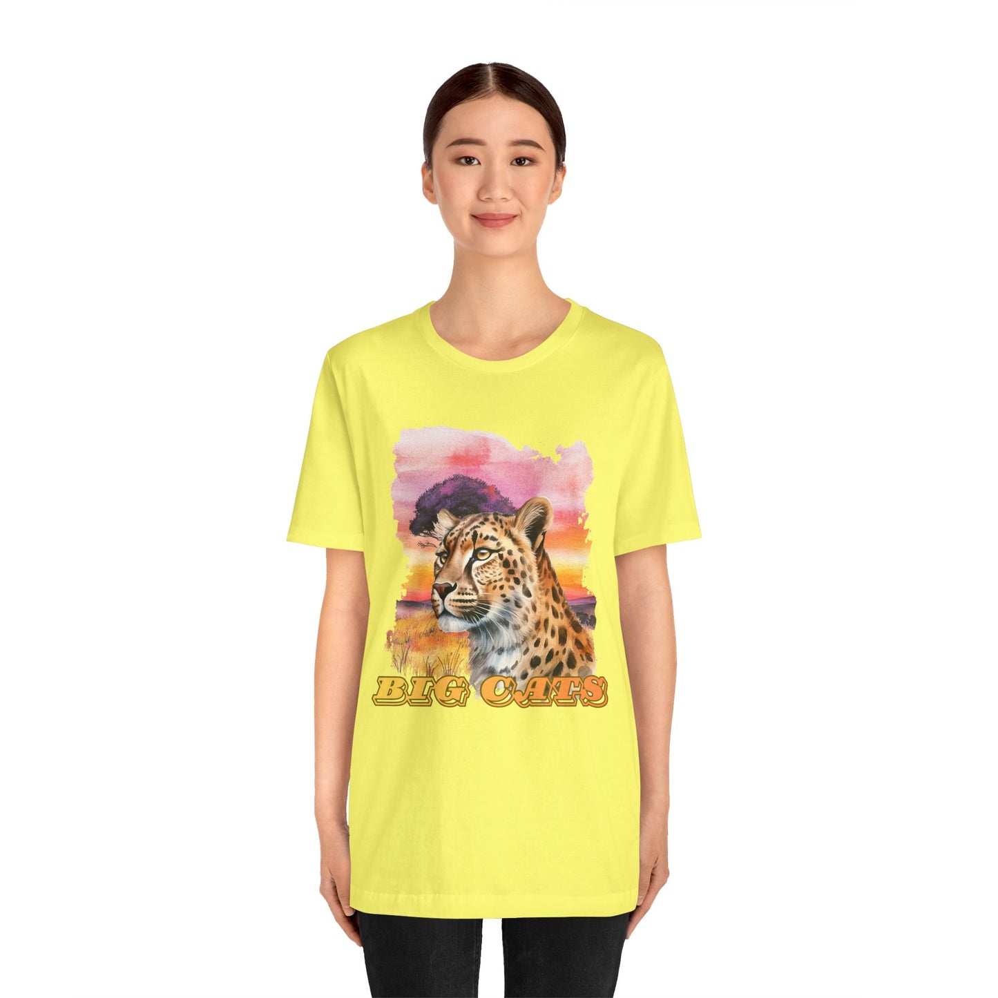 Women's "Big Cats" Cheetah Graphic T-Shirt