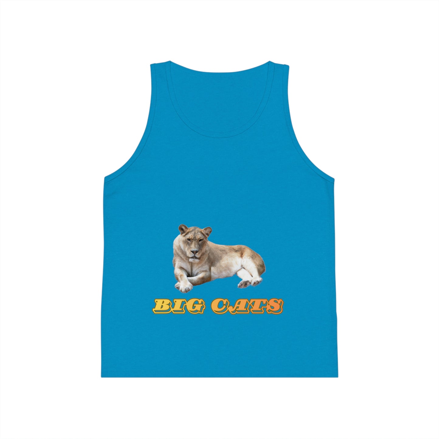 Kid's Lioness Big Cats Jersey Tank Top