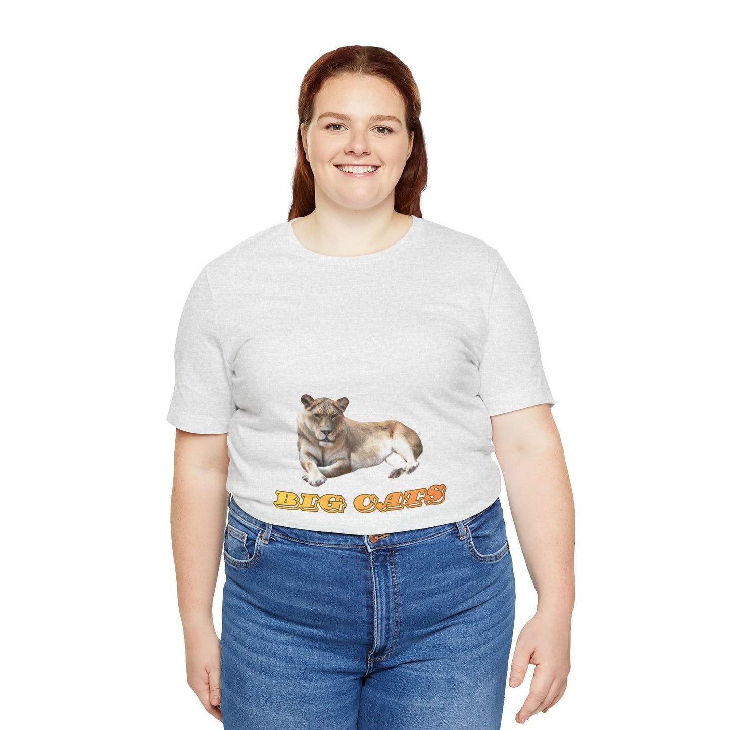 Unisex Lioness Big Cats Short Sleeve Tee