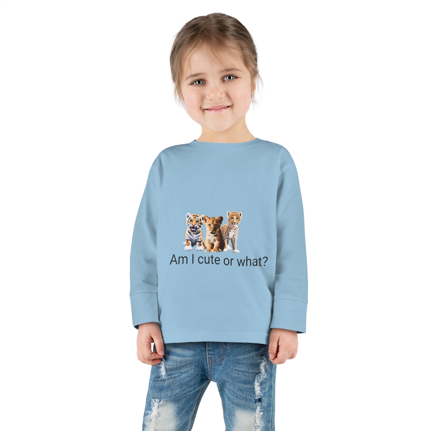 Toddler Little Cats Long Sleeve Tee