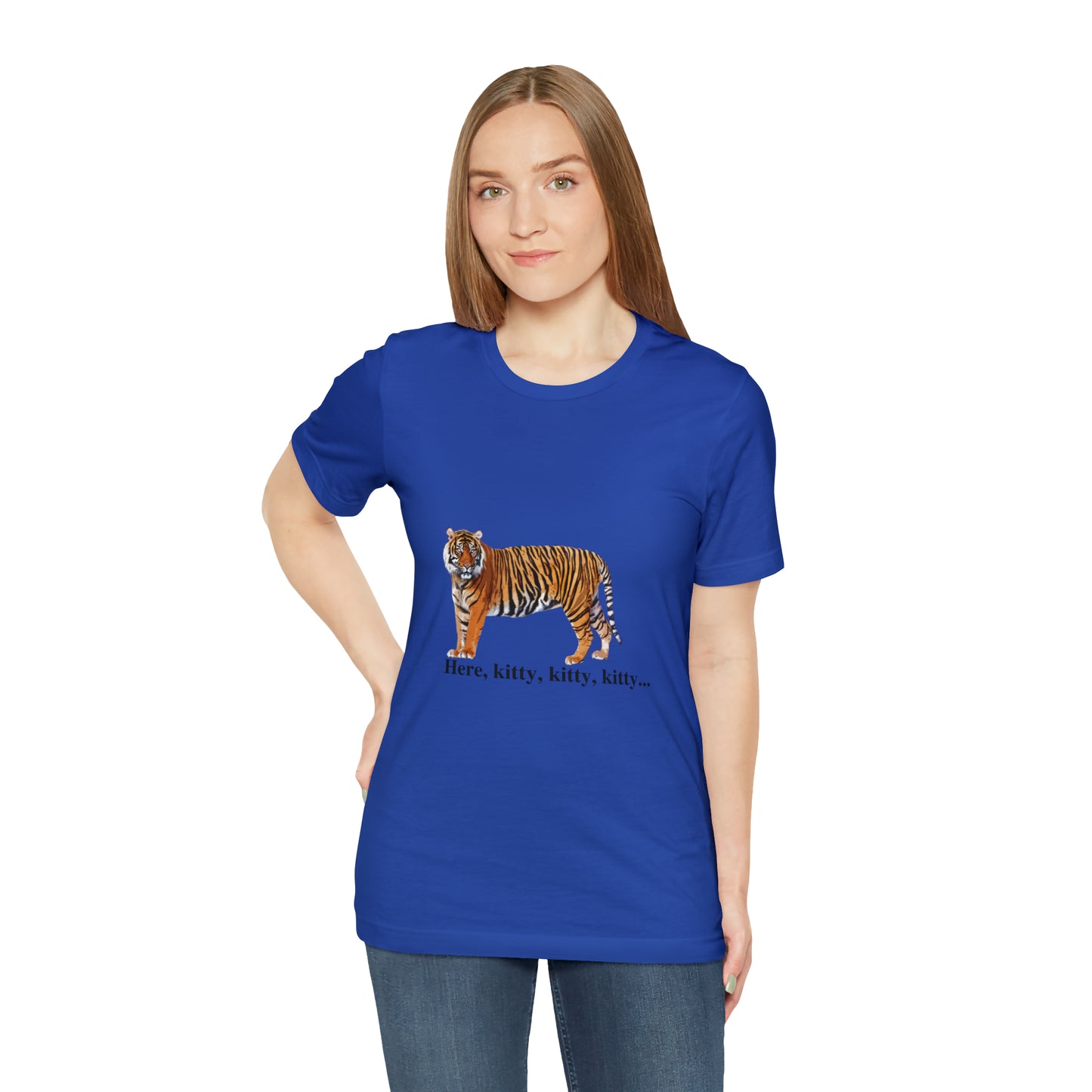 Unisex Tiger Big Cats Short Sleeve Tee