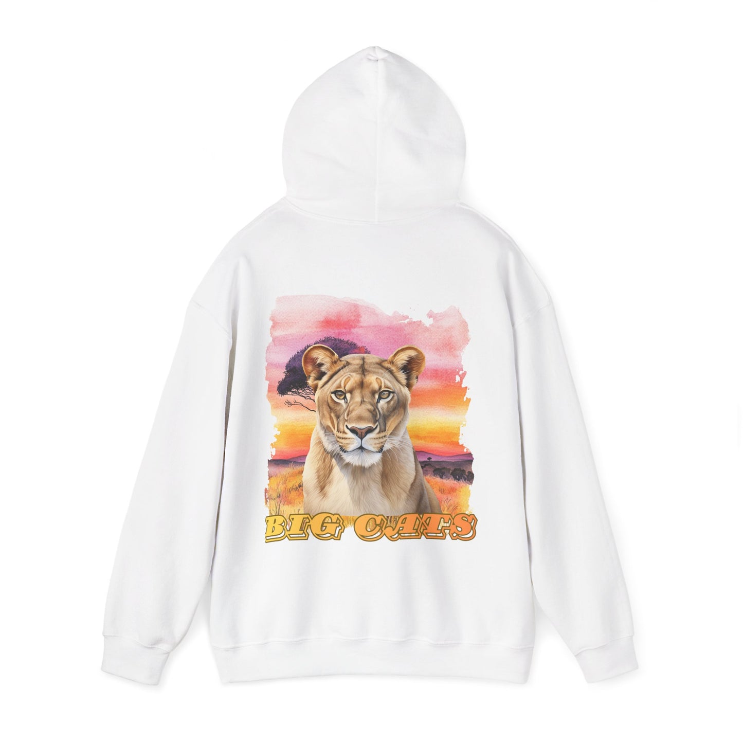 Women's Big Cats Lioness Hooded Sweatshirt