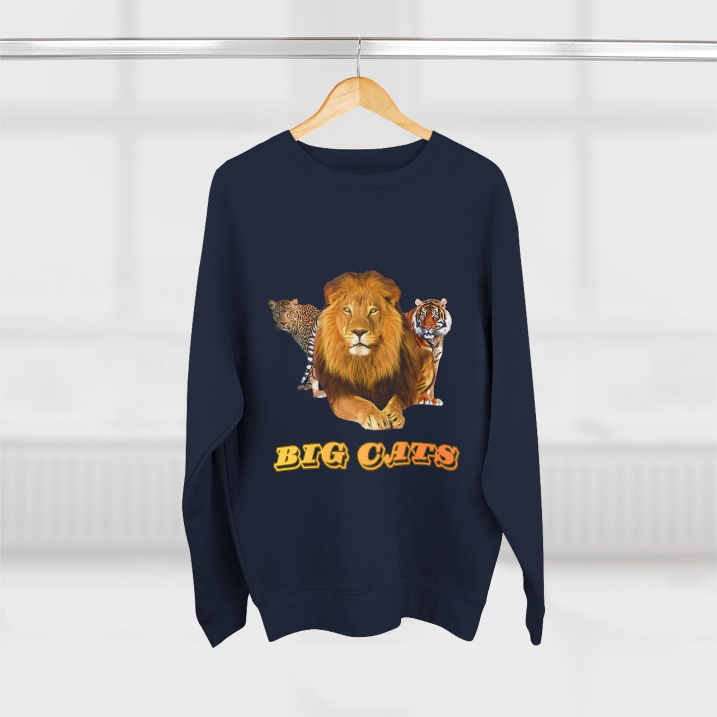 Unisex Premium Big Cats Crewneck Sweatshirt