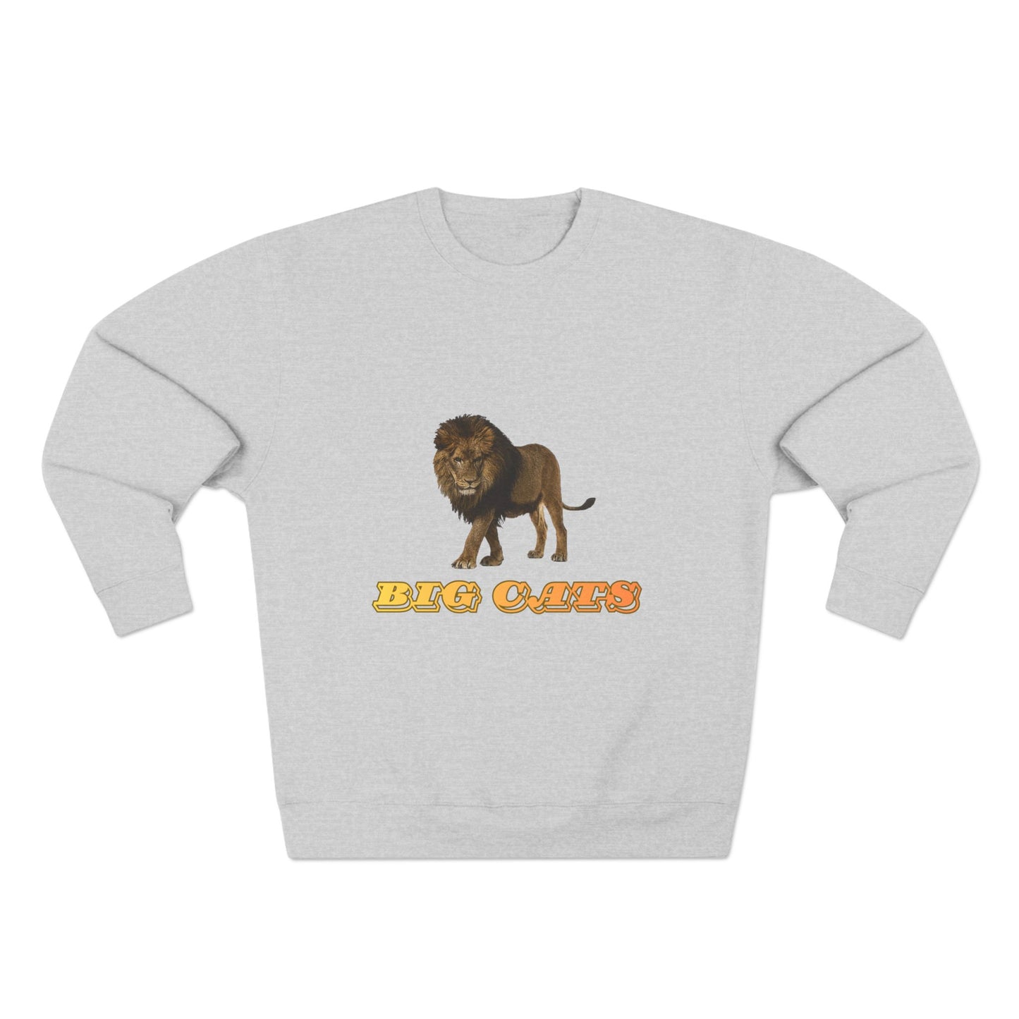 Unisex Premium Lion Big Cats Crewneck Sweatshirt
