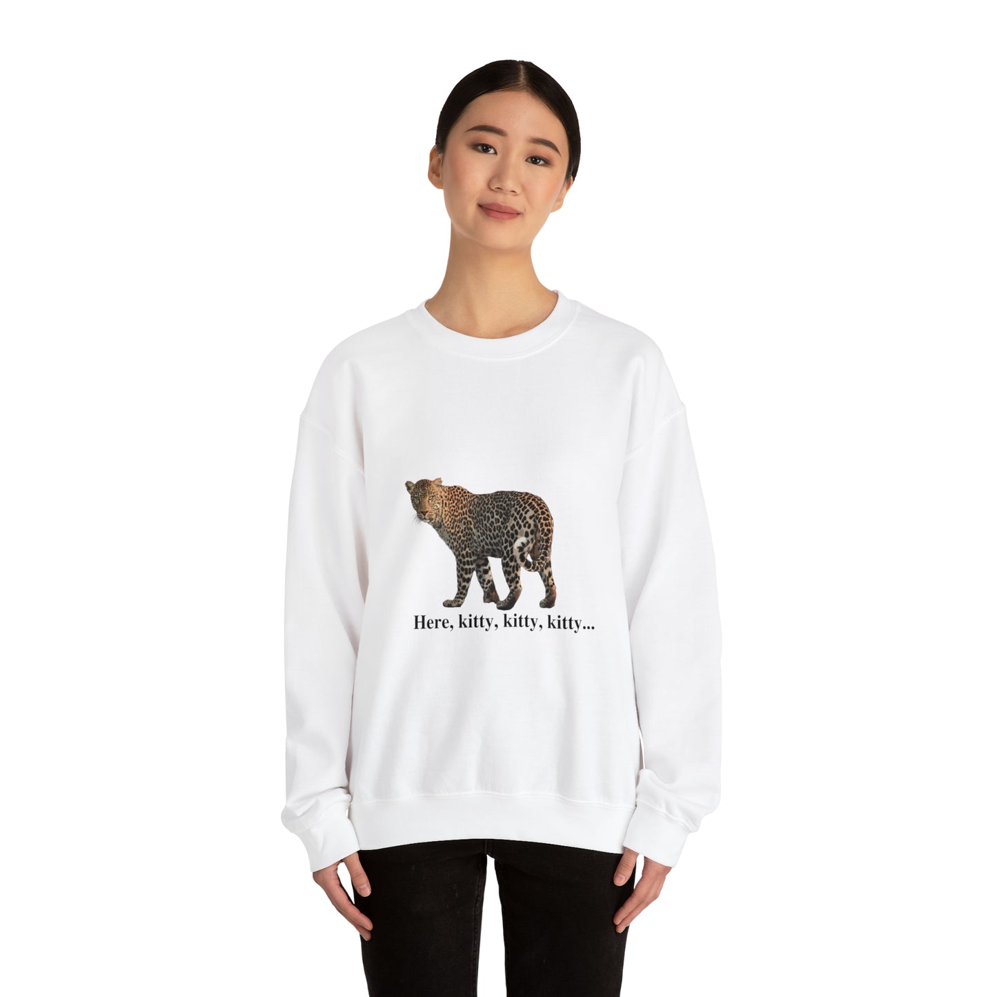 Unisex Leopard Big Cats Crewneck Sweatshirt