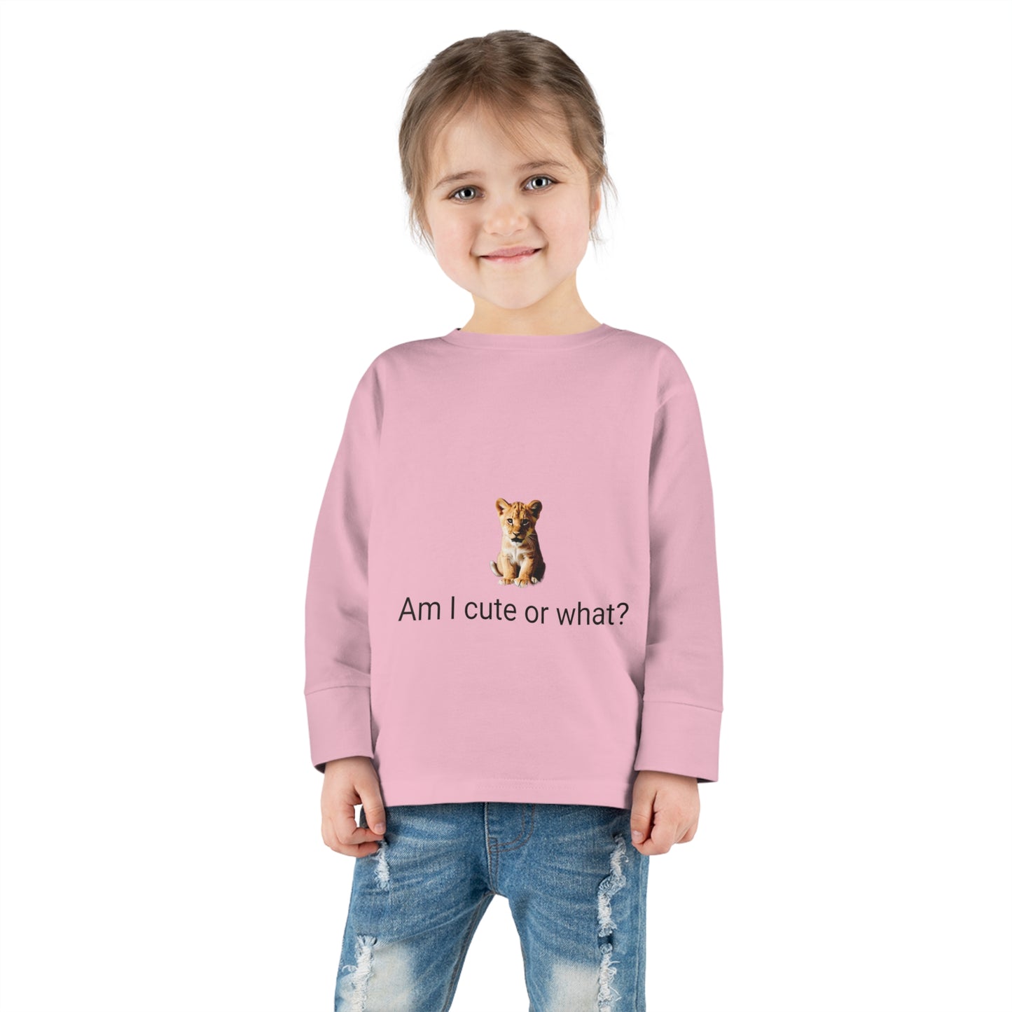 Toddler Little Cats Lion Cub Long Sleeve Tee